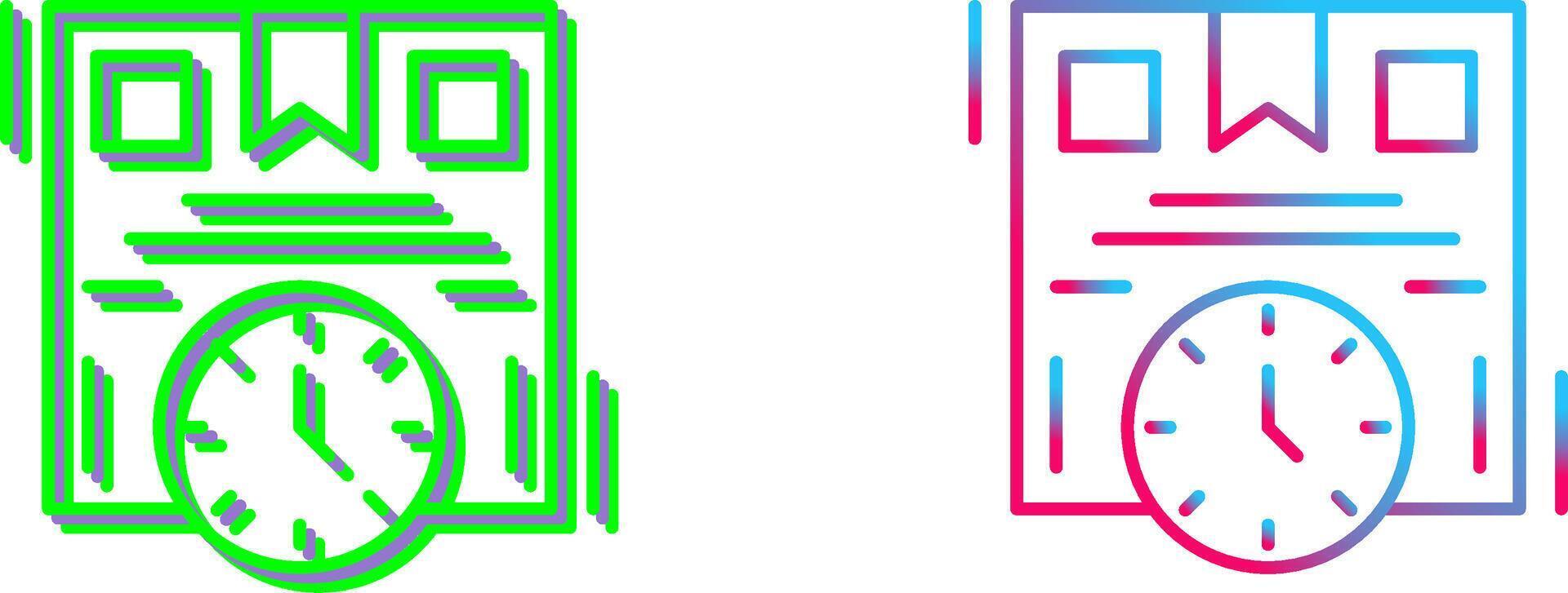 Time is Money Icon Design vector