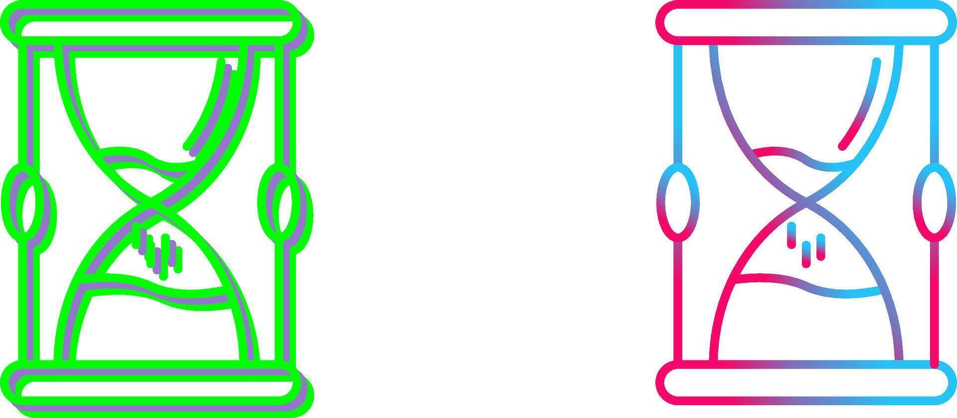 Hourglass Icon Design vector