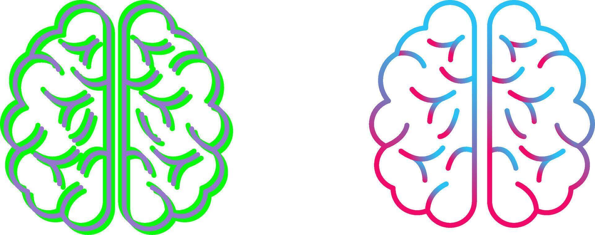 Brain Icon Design vector