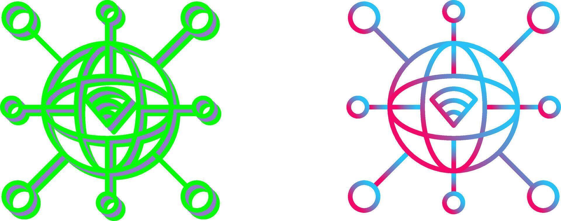 Internet Icon Design vector