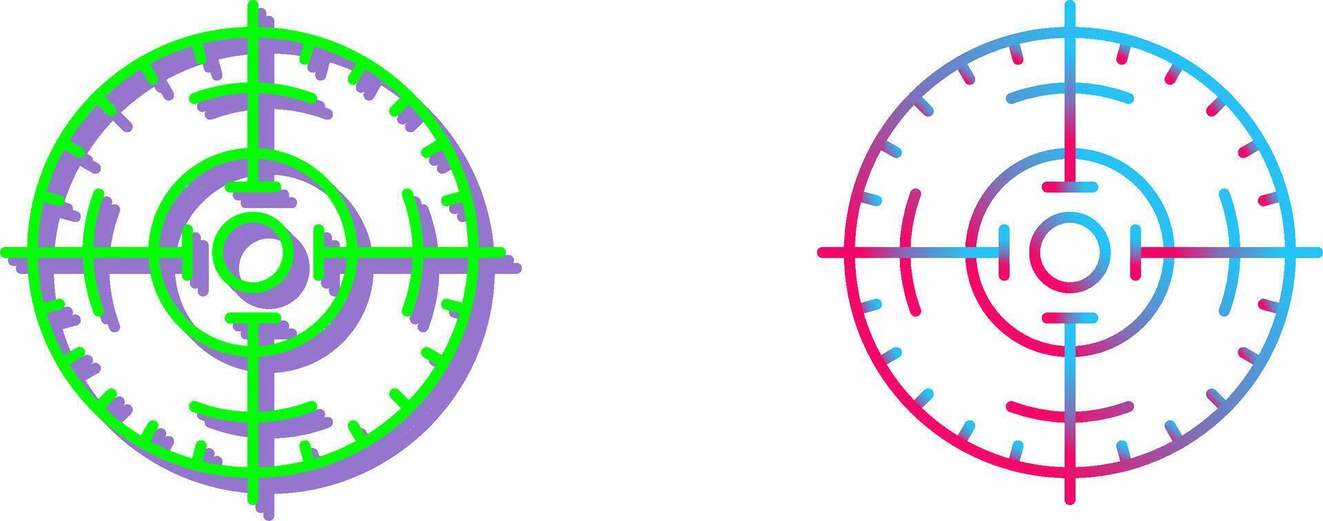 Target Icon Design vector