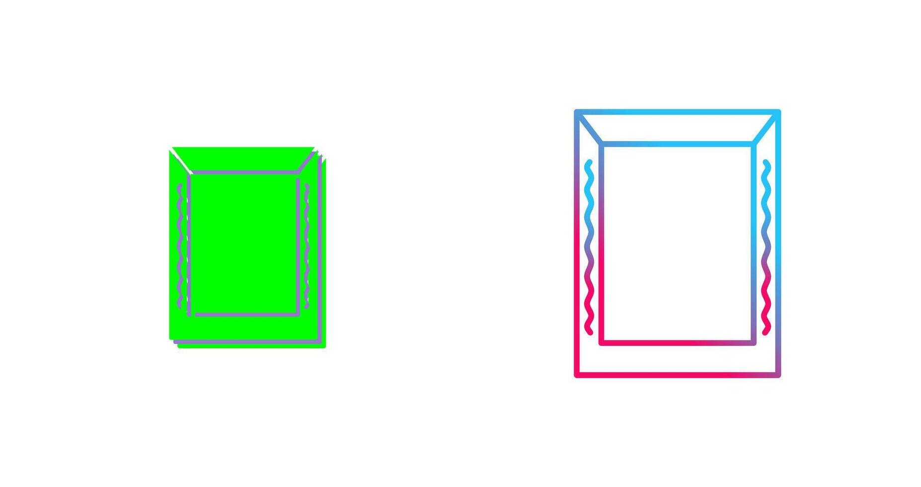 Unique Frame Icon Design vector