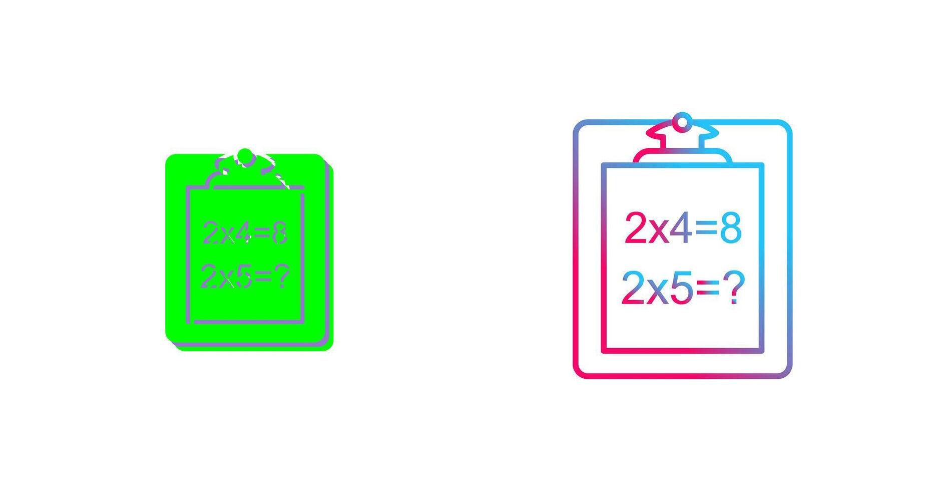 Unique Solving Question Icon Design vector