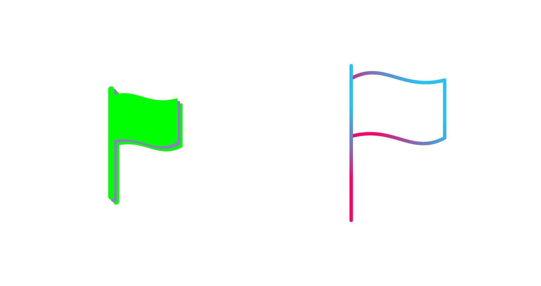 Flag Icon Design vector