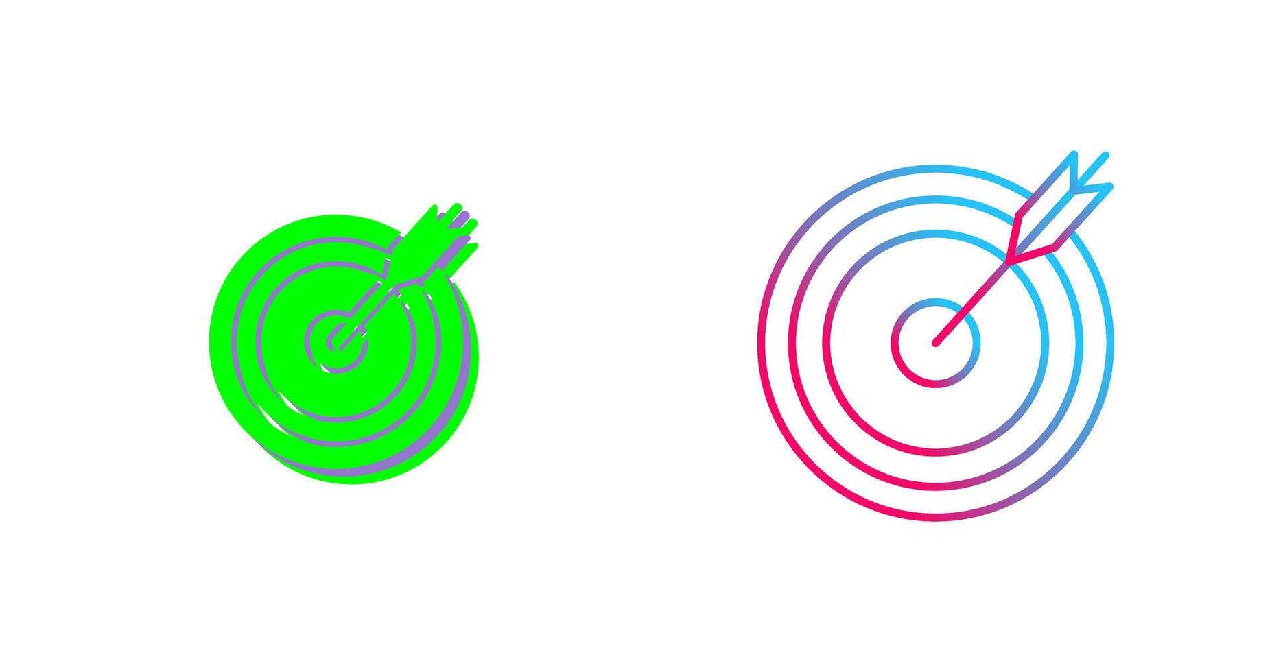 Darts Game Icon Design vector