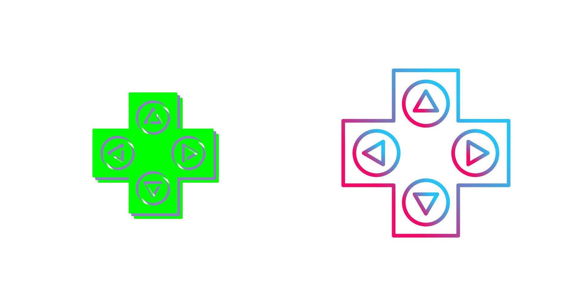 Unique Gaming Control Icon Design vector