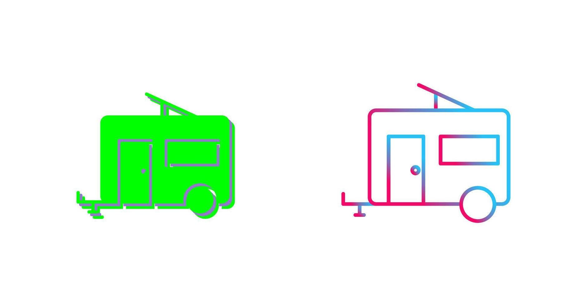 Trailer Icon Design vector