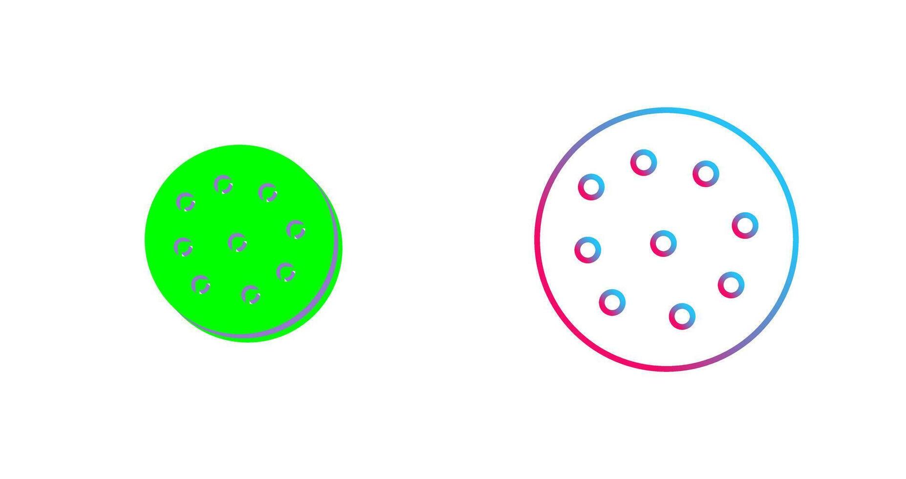 Cookie Icon Design vector