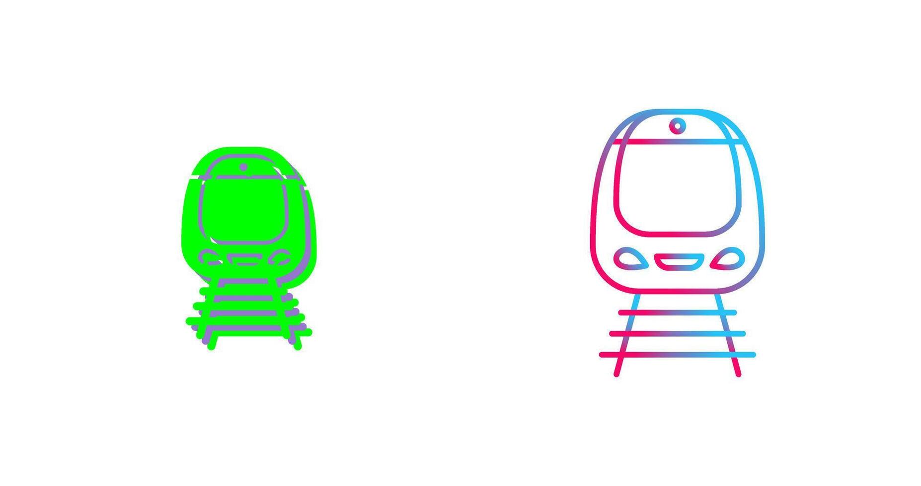 Train Icon Design vector