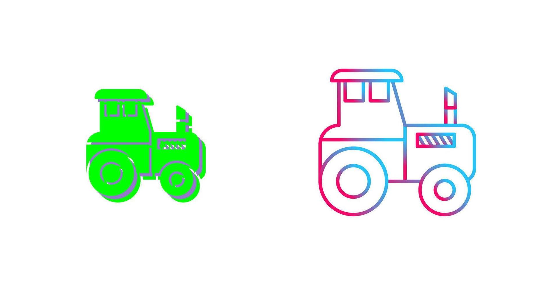 Tractor Icon Design vector