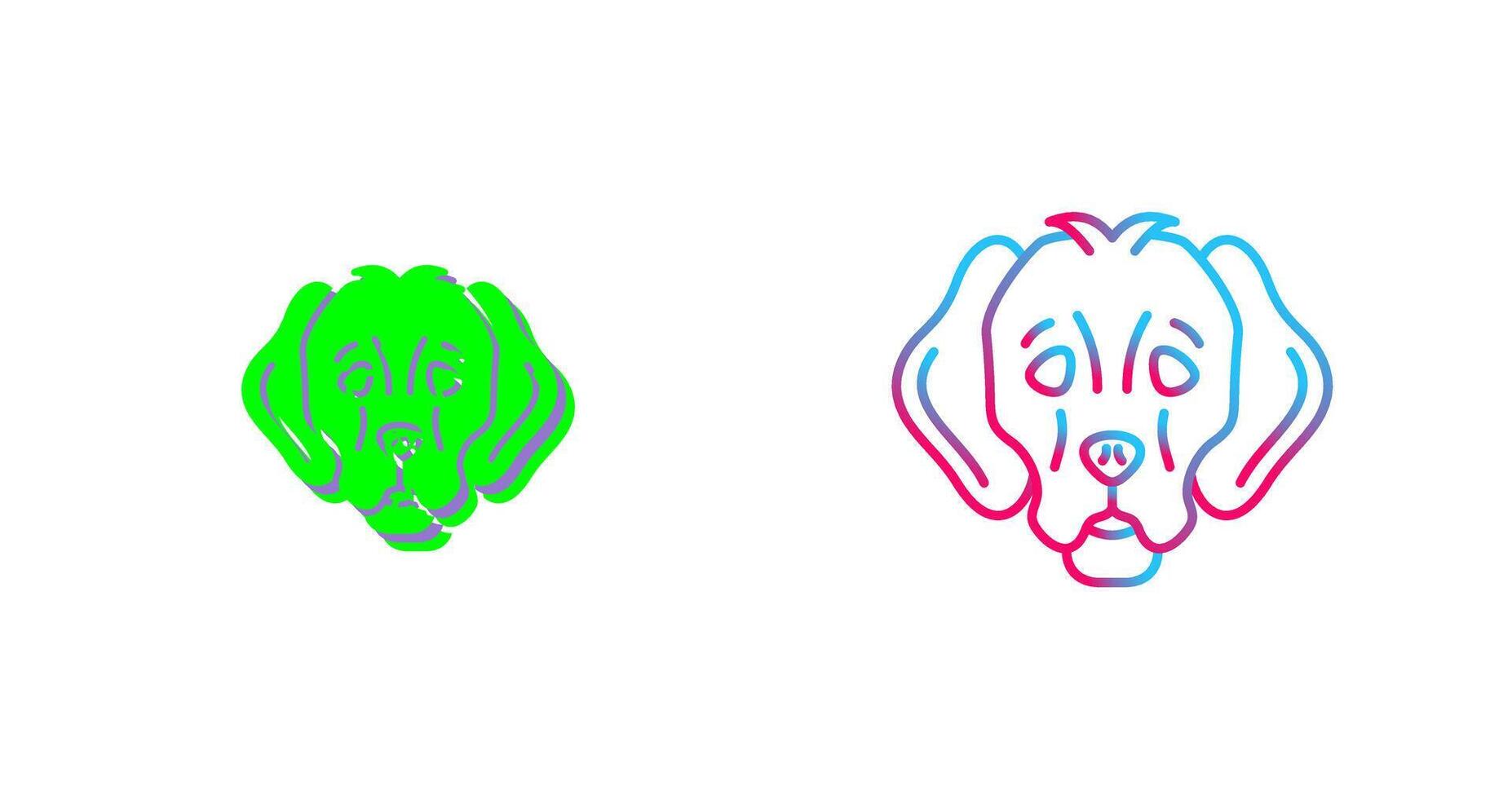 Dog Icon Design vector