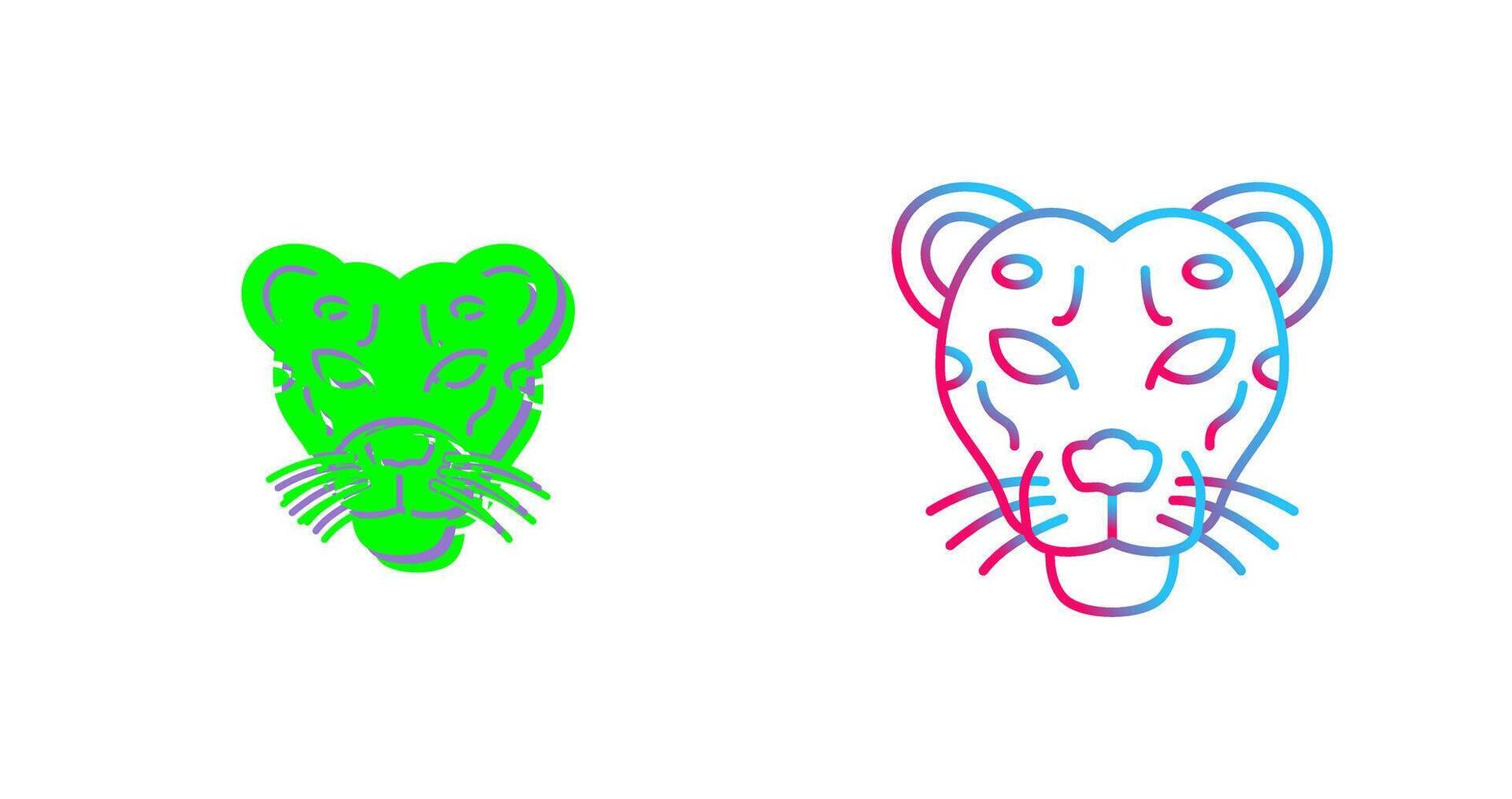 Cheetah Icon Design vector