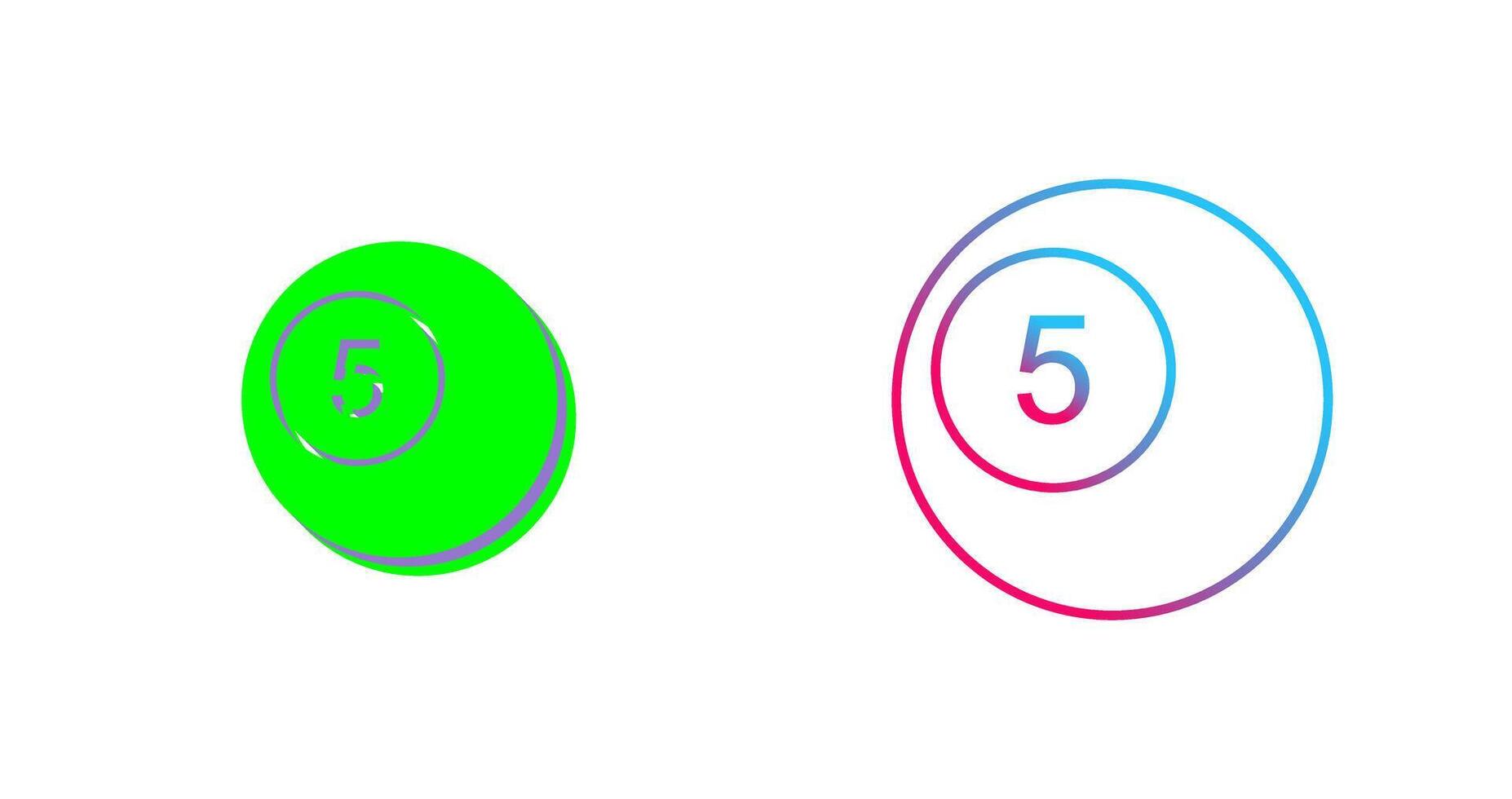 Pool Balls Icon Design vector
