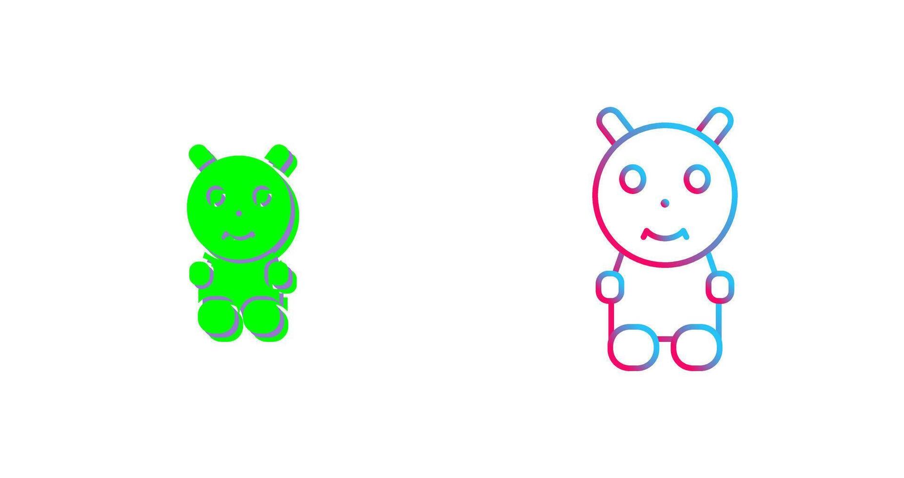 Unique Toys Icon Design vector