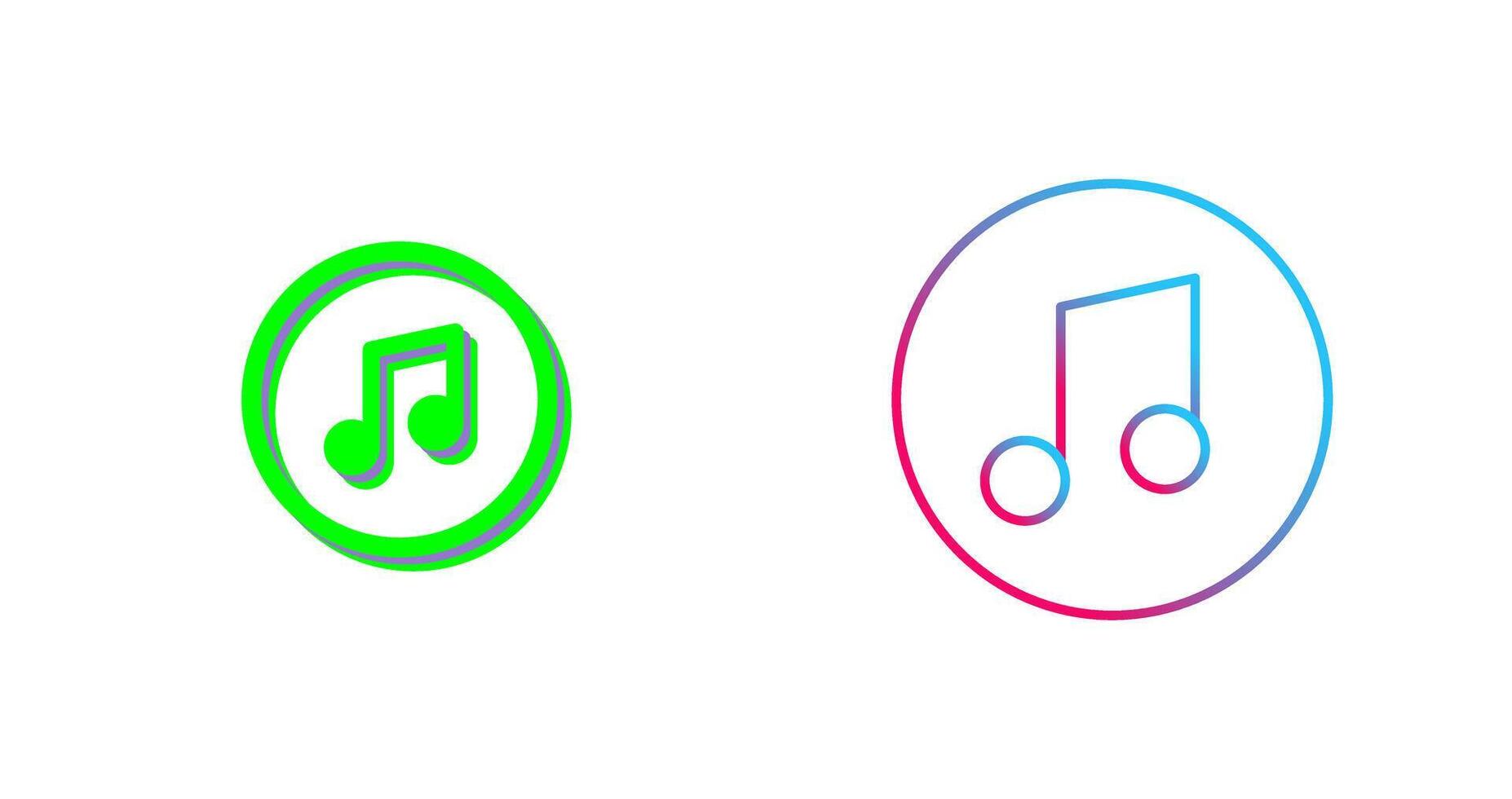Music Player Icon Design vector