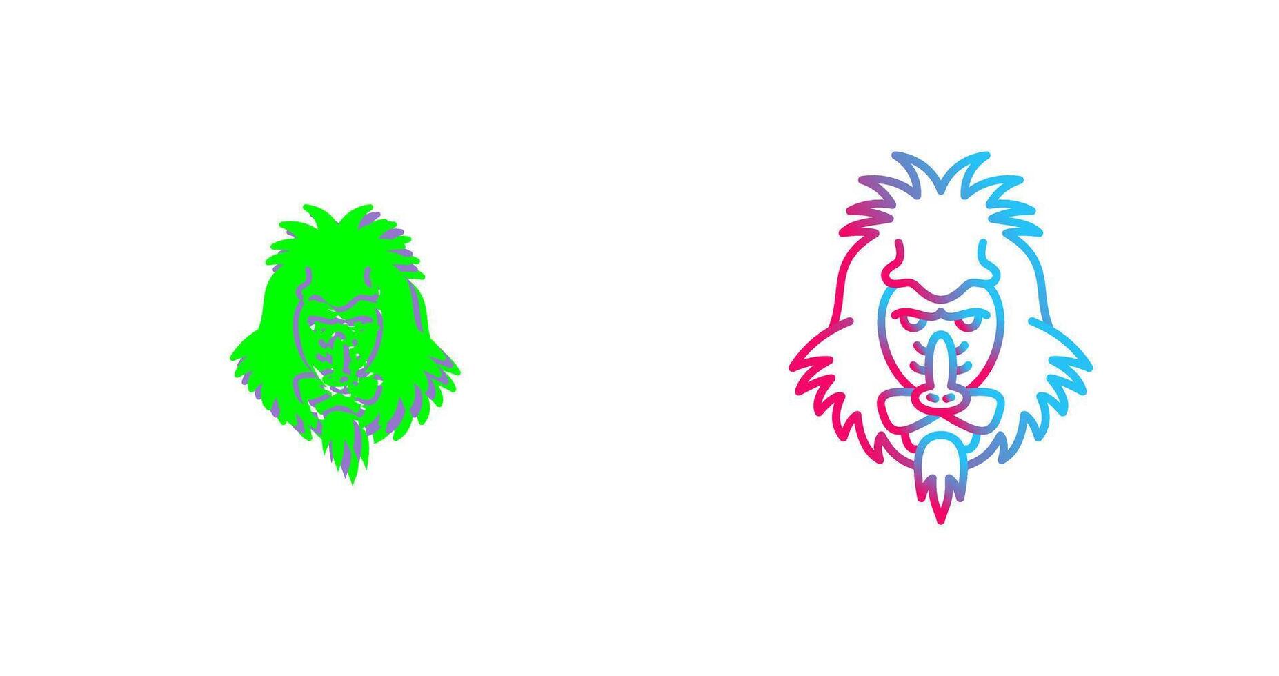 Mandrill Icon Design vector