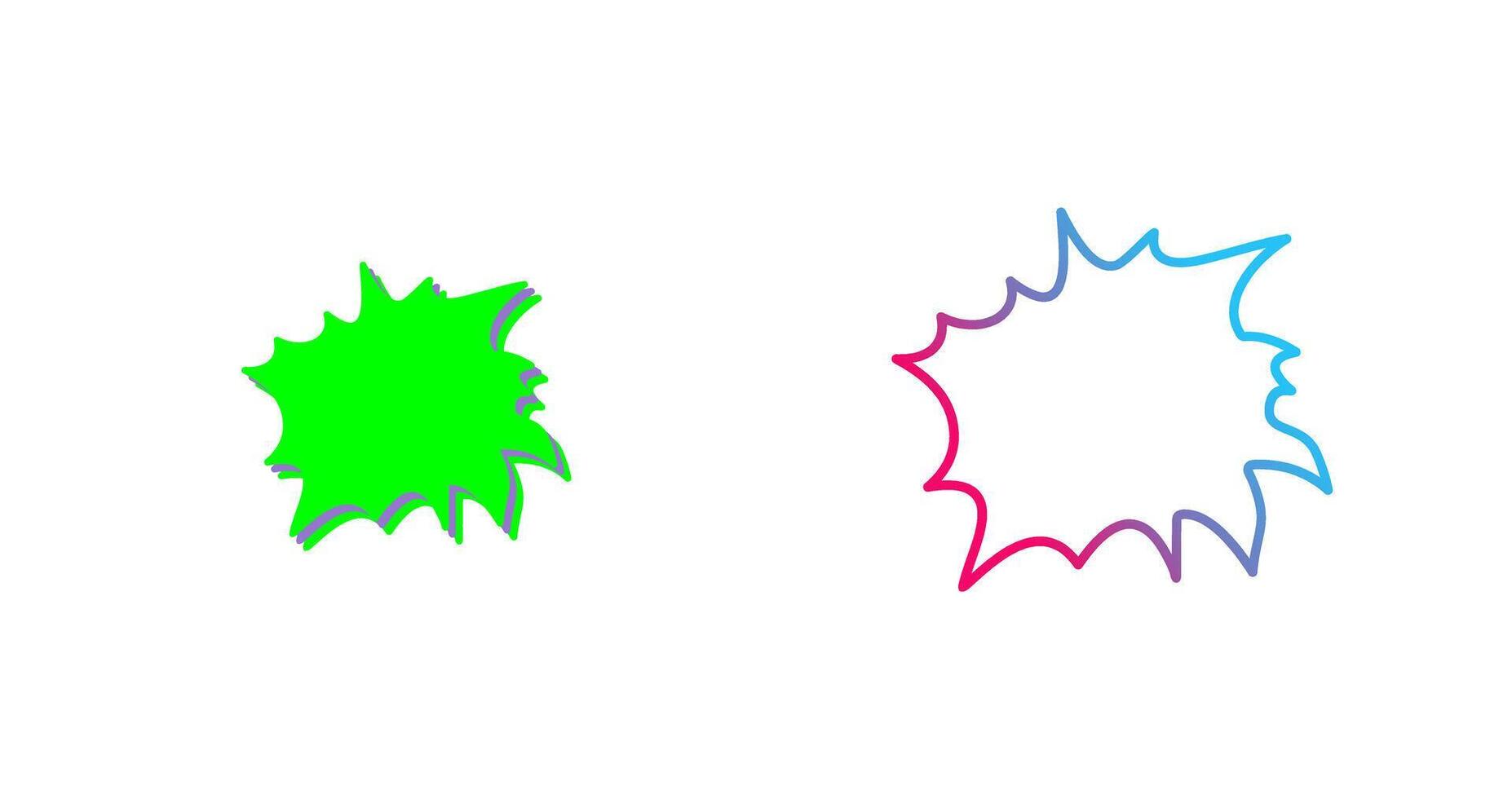 Unique Explosion Icon Design vector