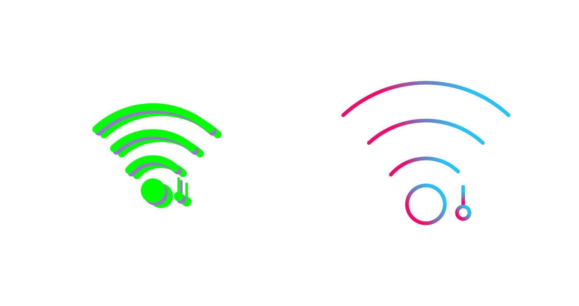 Unique WiFi Sign Icon Design vector
