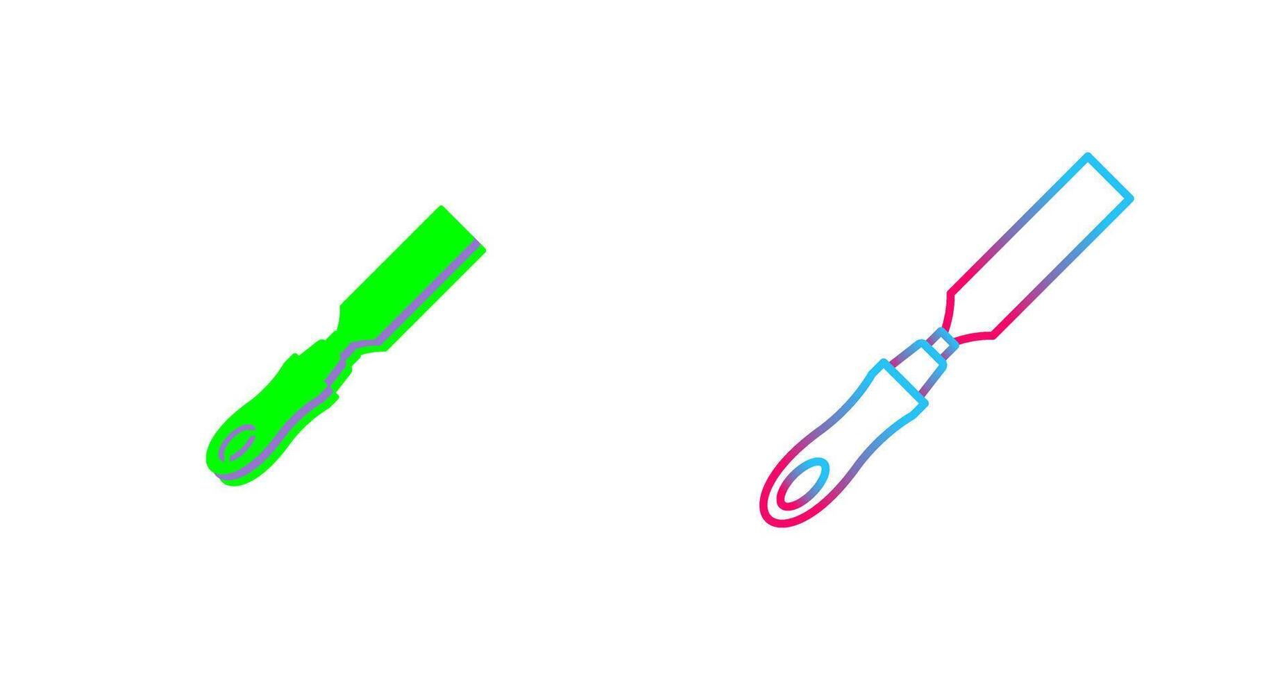 Chisel Icon Design vector