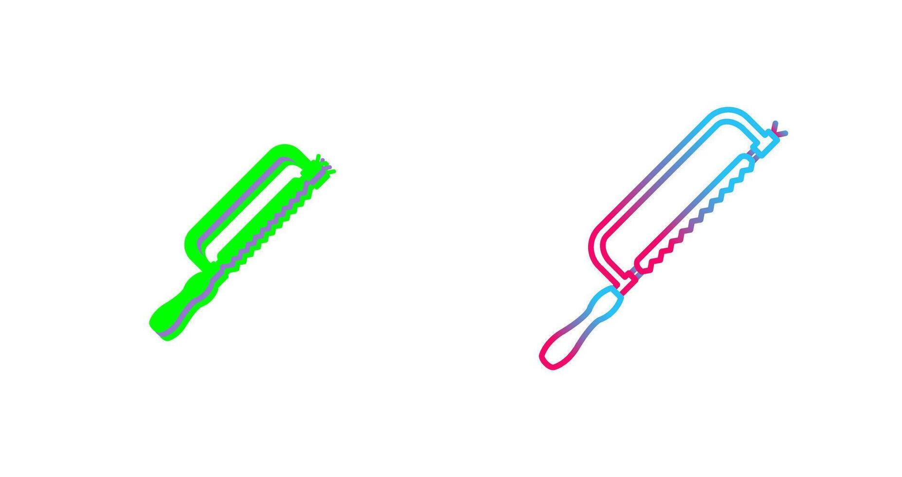 Hacksaw Icon Design vector