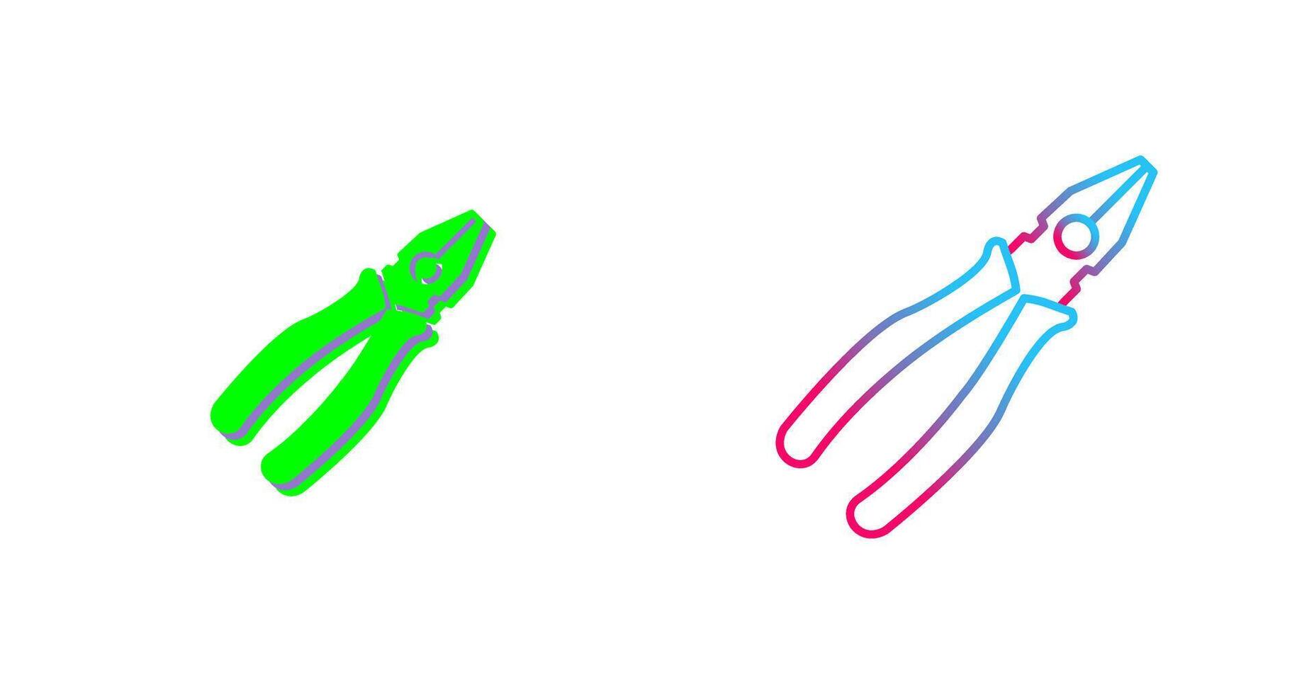 Pliers Icon Design vector