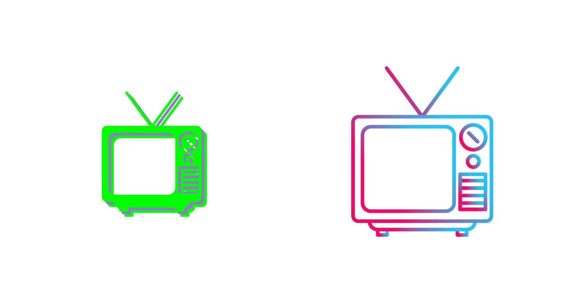 Television Broadcast Icon Design vector