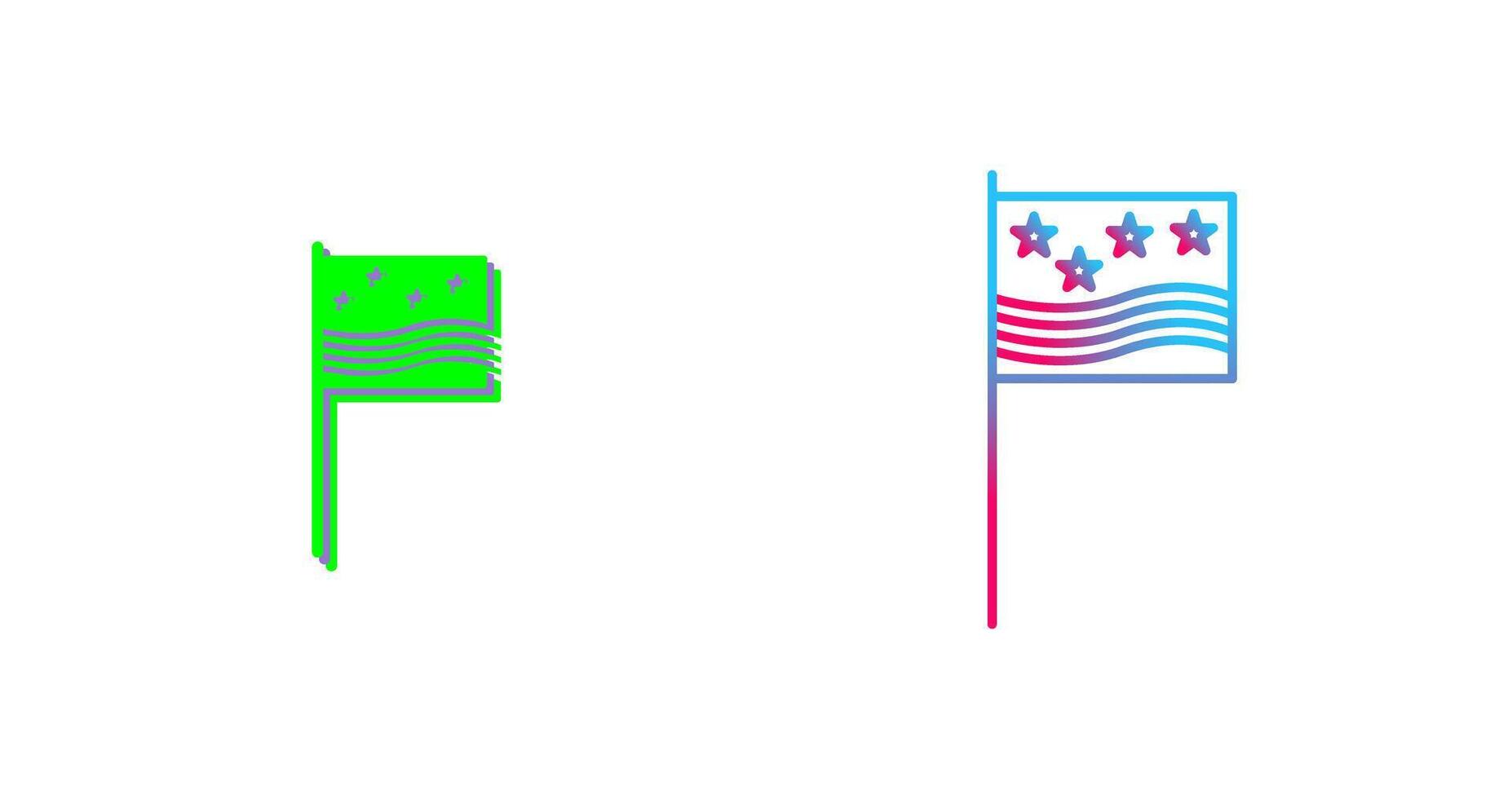 Flags Icon Design vector