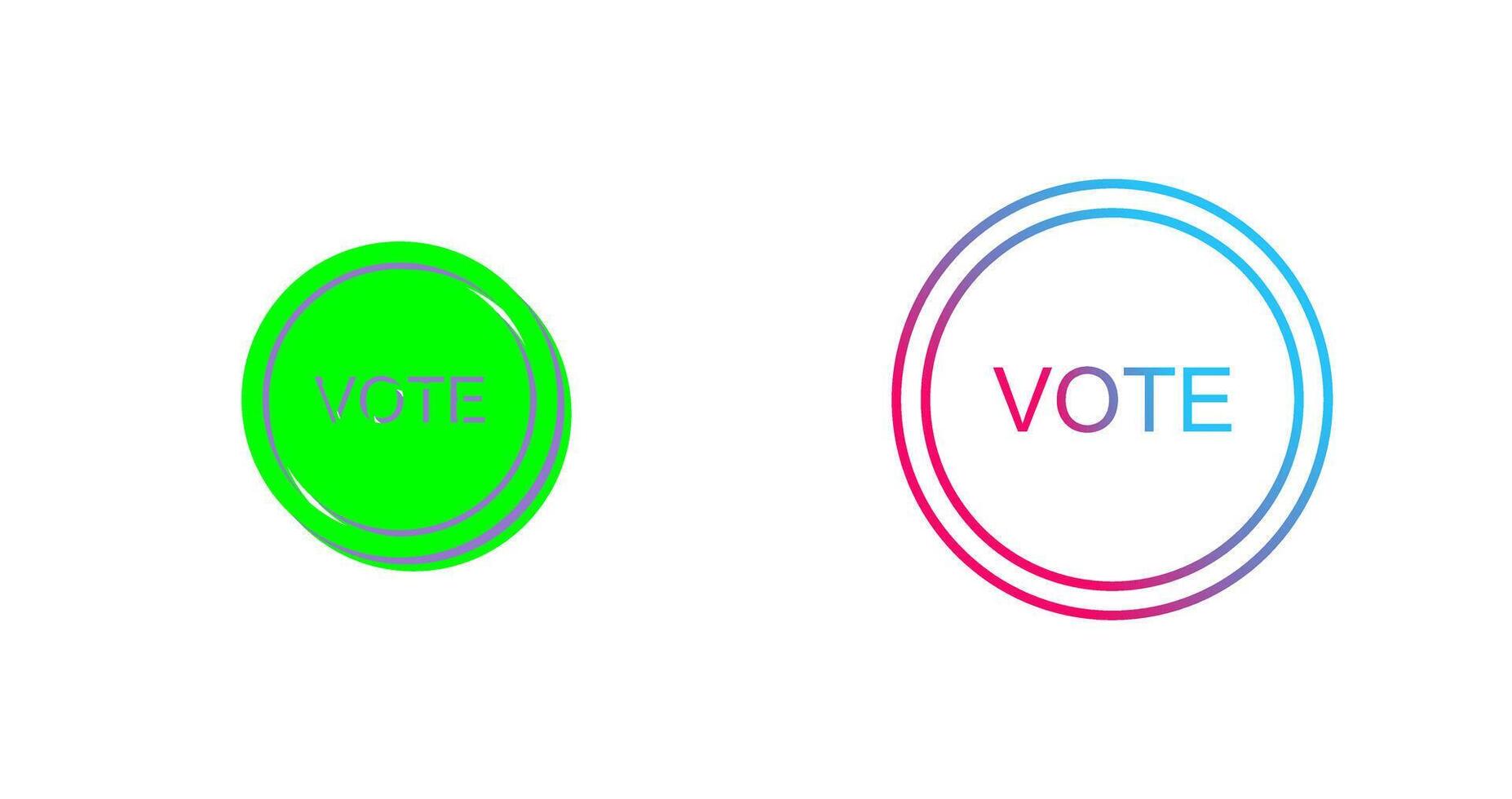 Vote Link Icon Design vector
