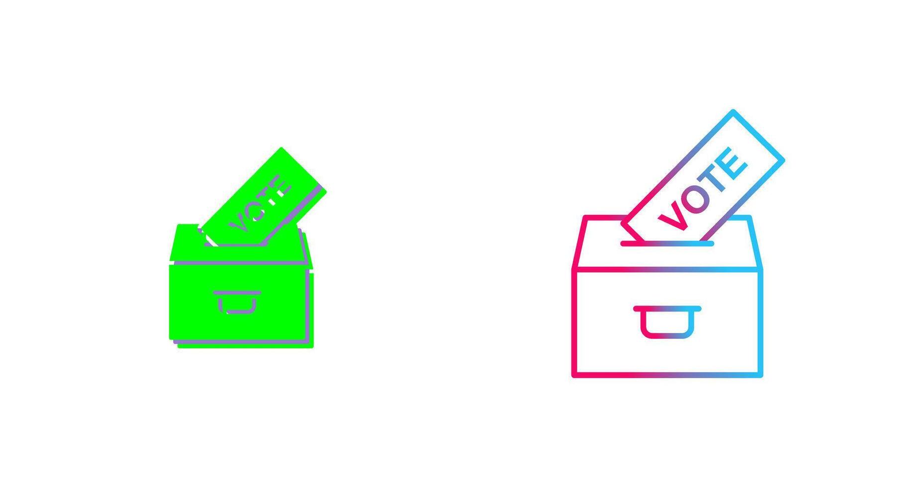 Casting Vote Icon Design vector