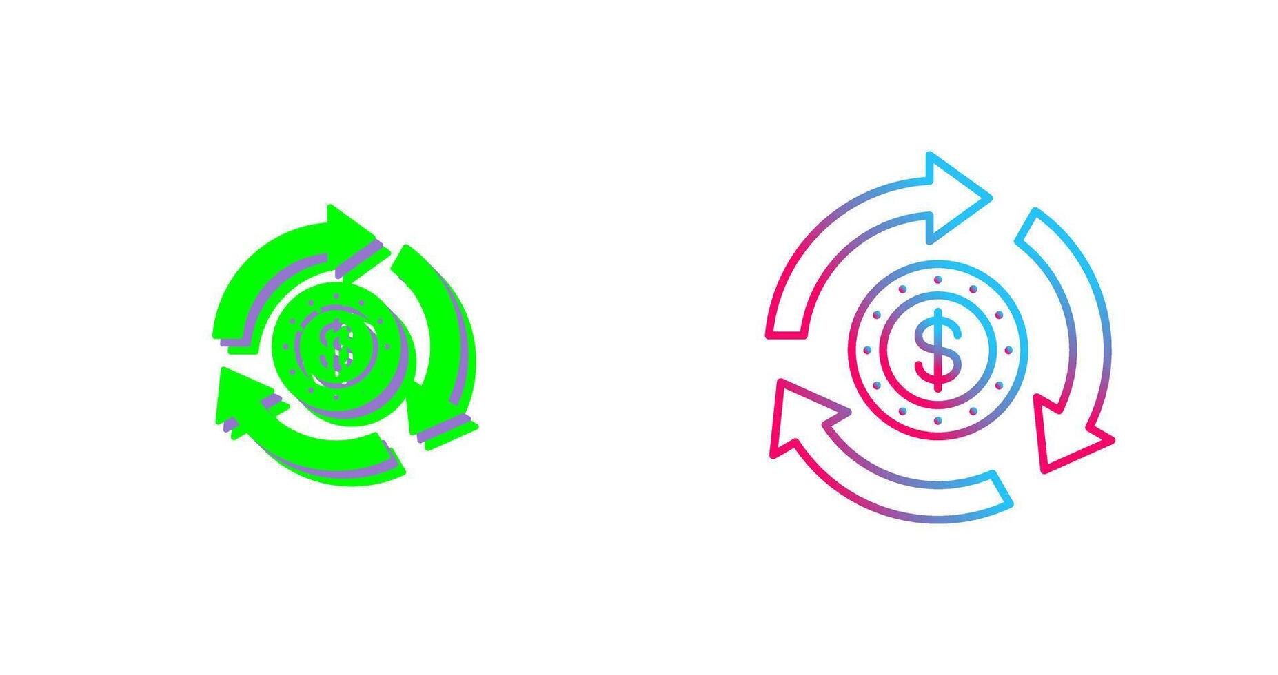 Turnover Icon Design vector