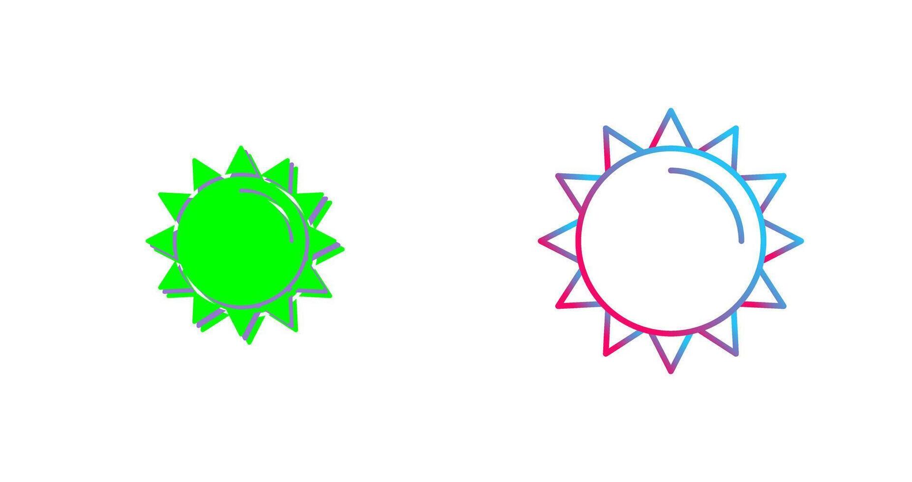 Sun Icon Design vector