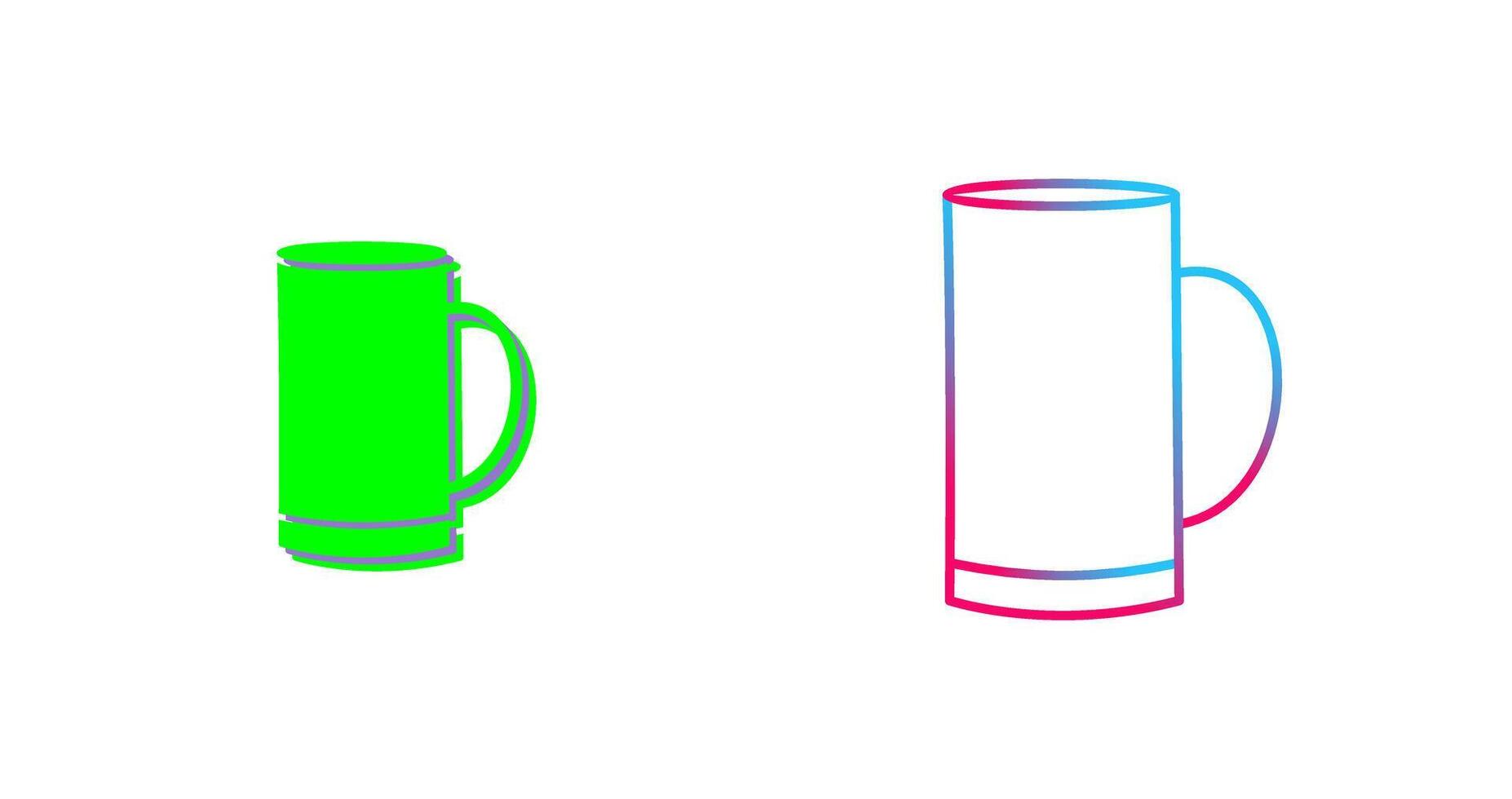 Beer Mug Icon Design vector