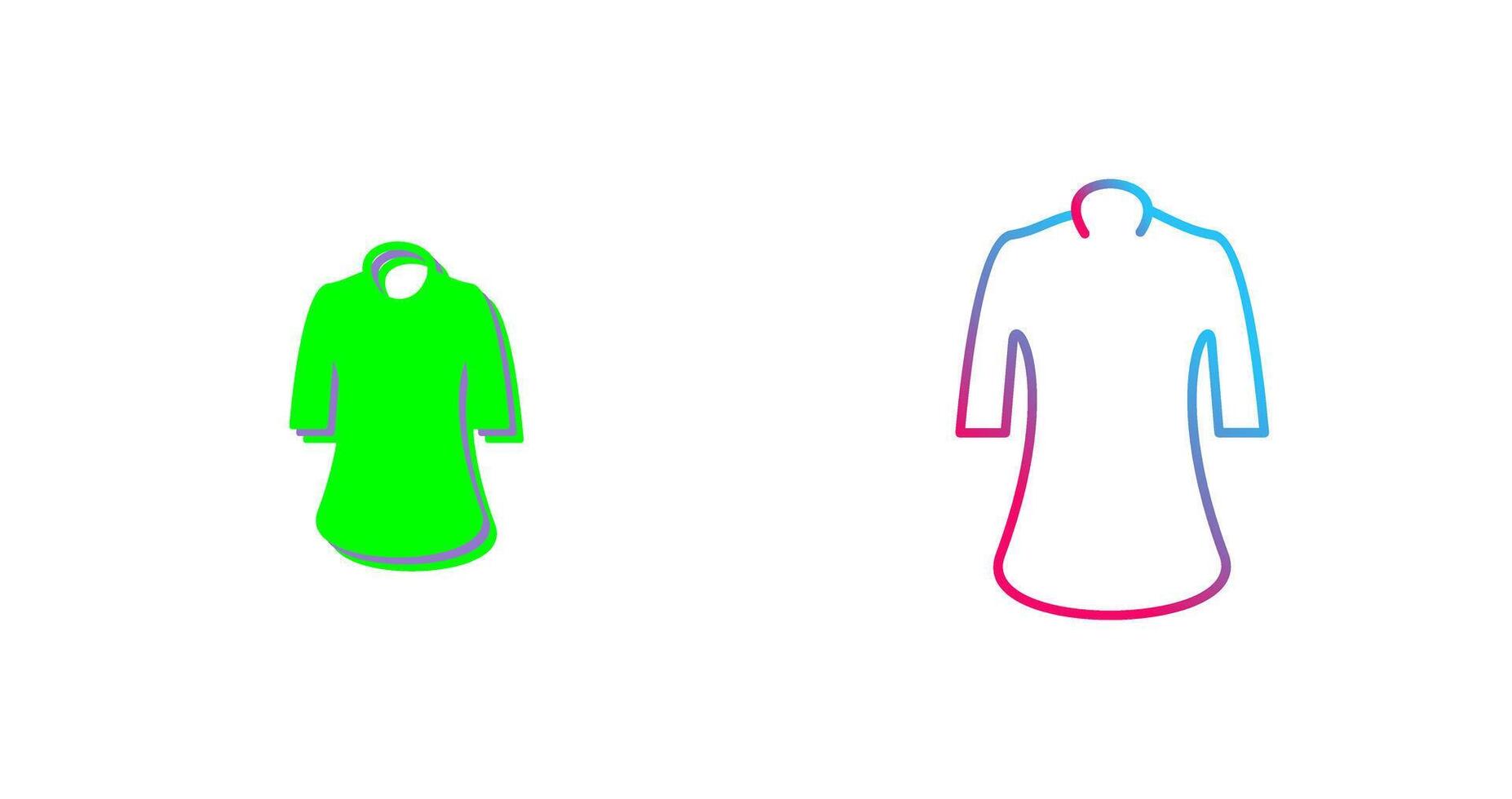 Ladies Shirt Icon Design vector
