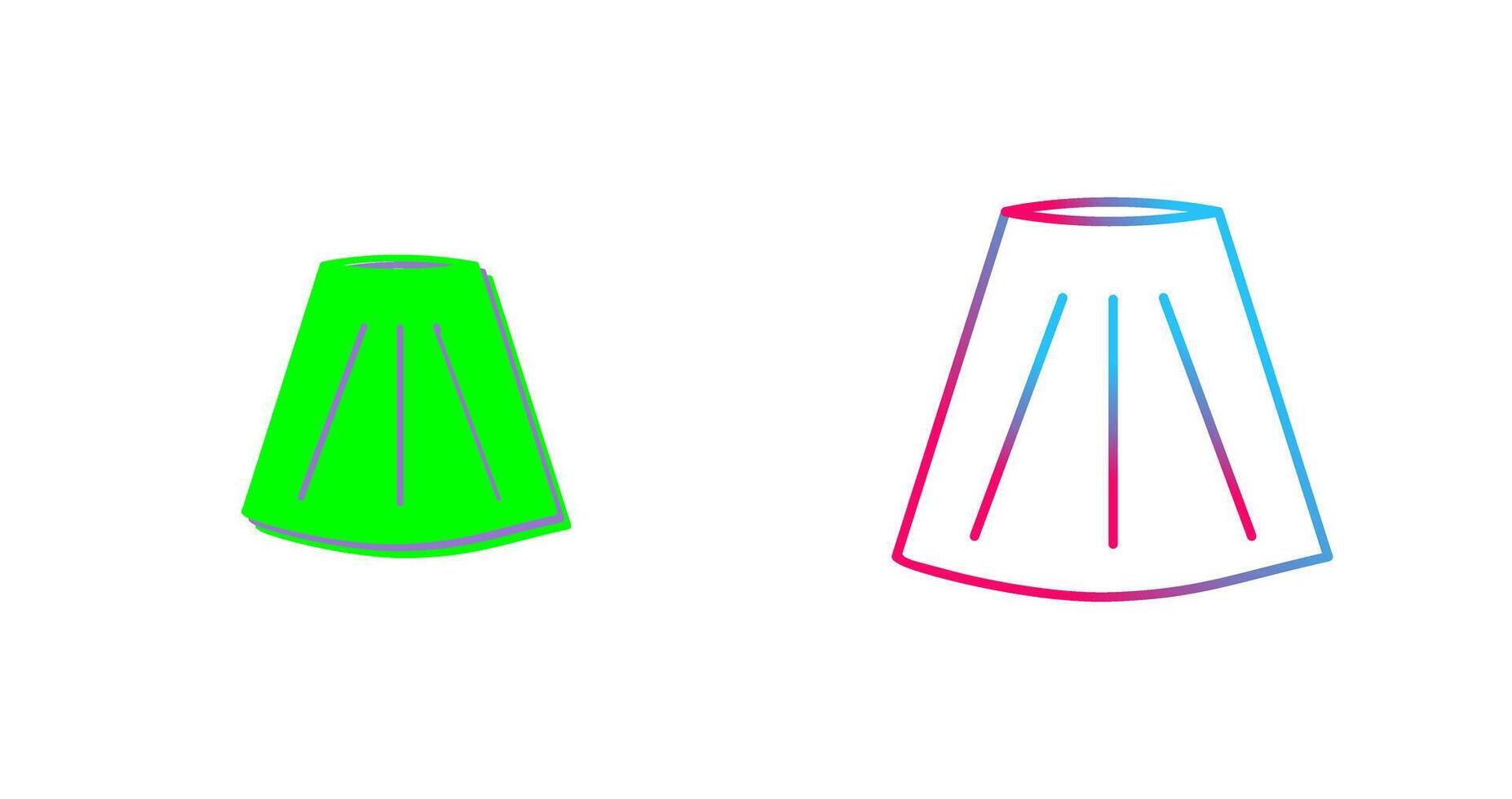 Skirt Icon Design vector