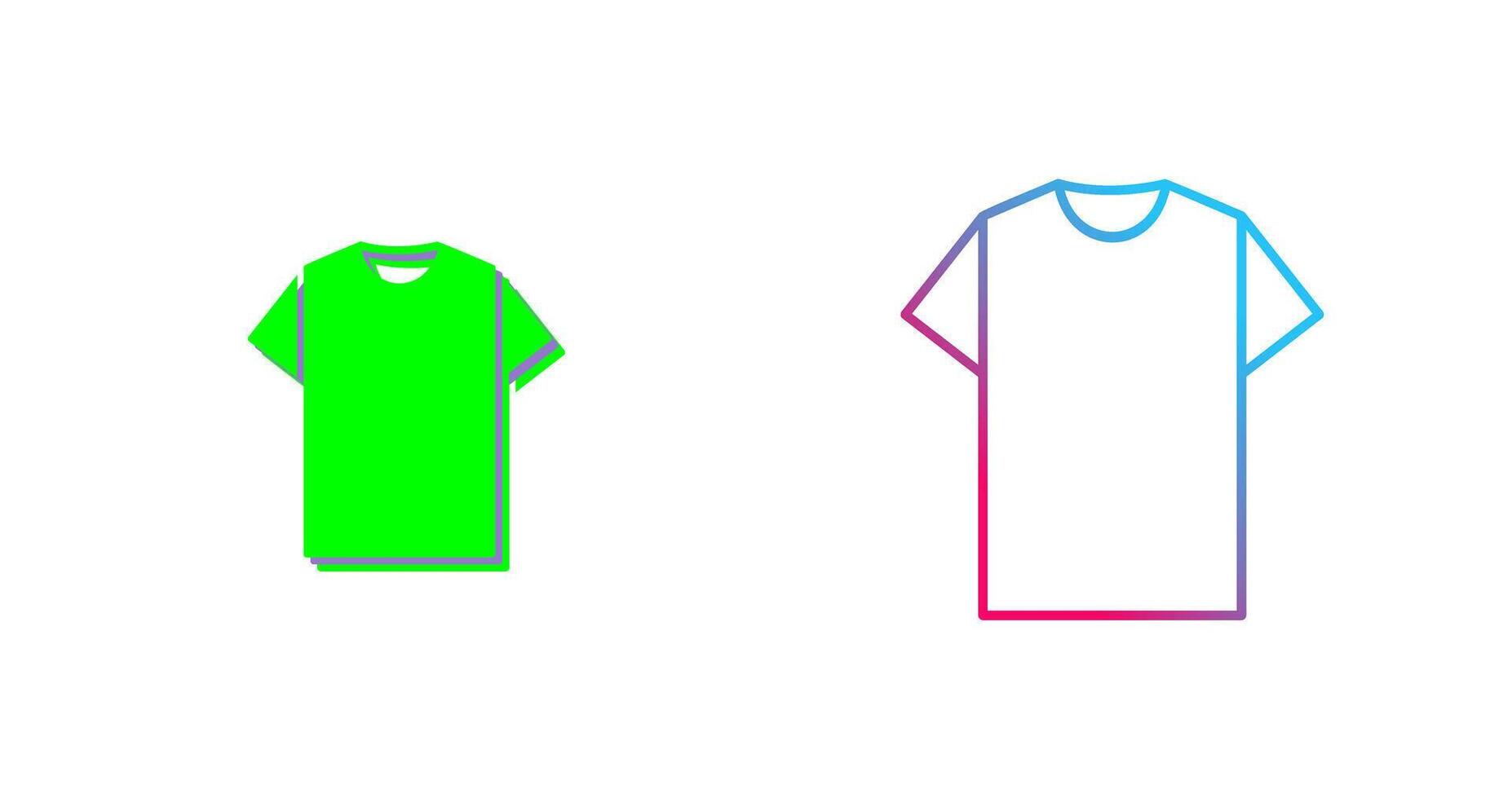 Plain T Shirt Icon Design vector
