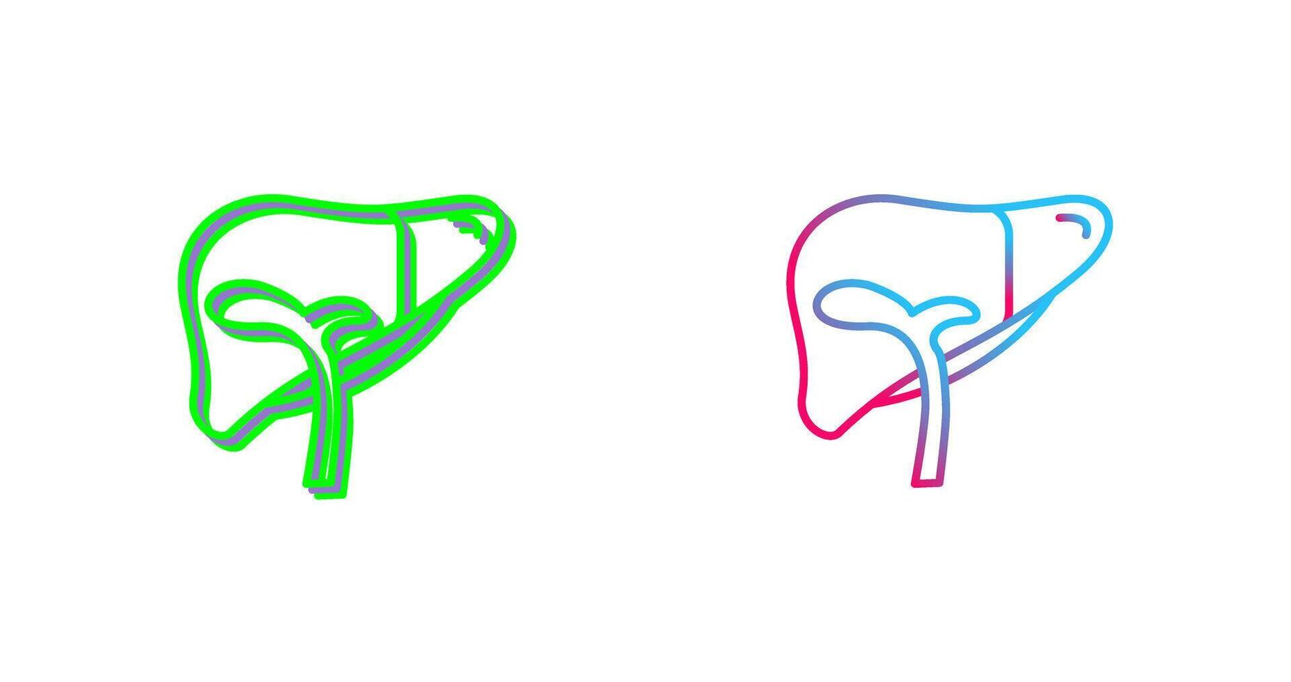 Liver Icon Design vector