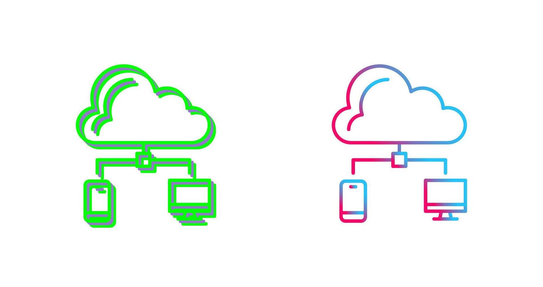 Cloud Icon Design vector