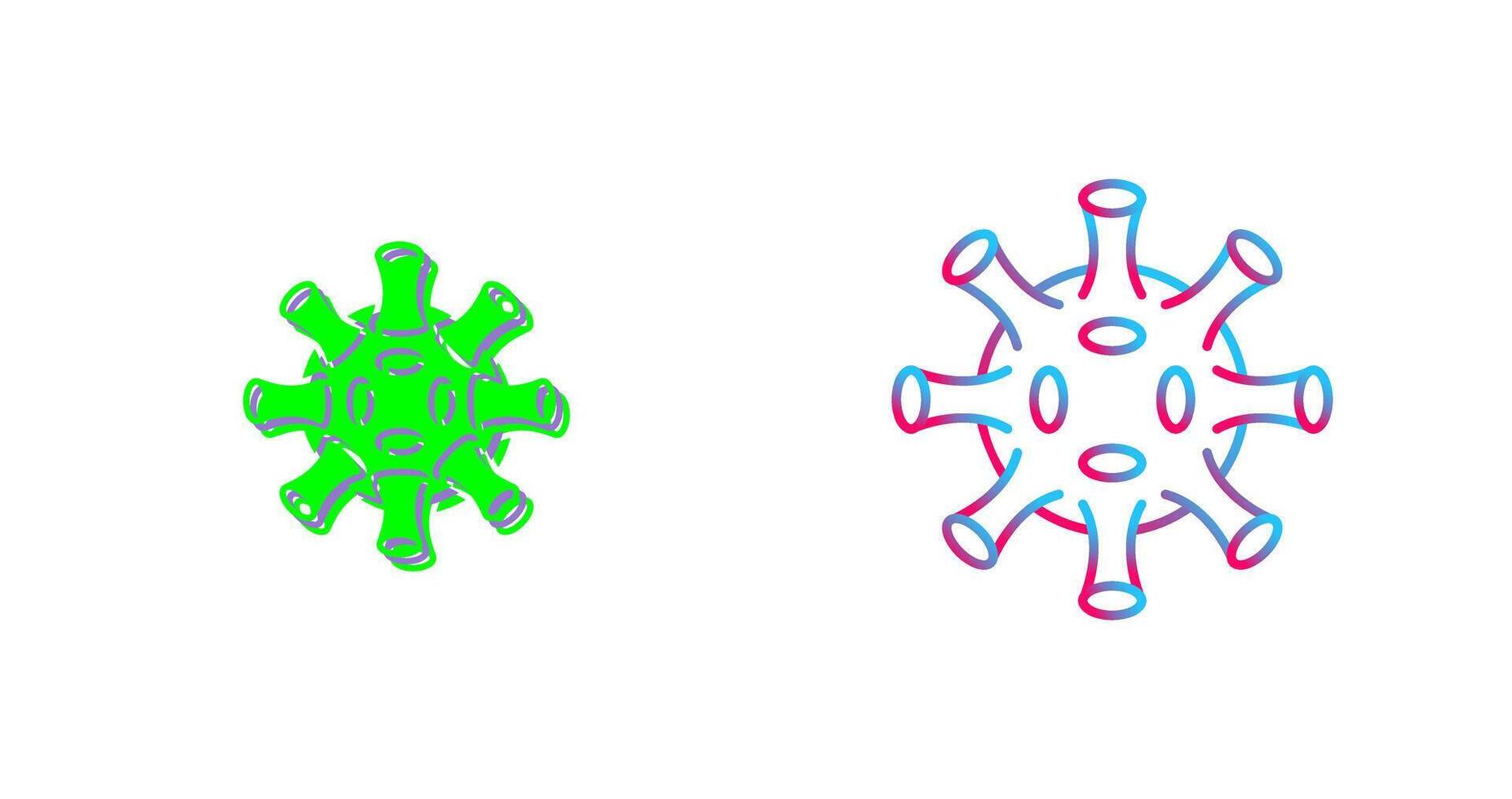 Virus Icon Design vector