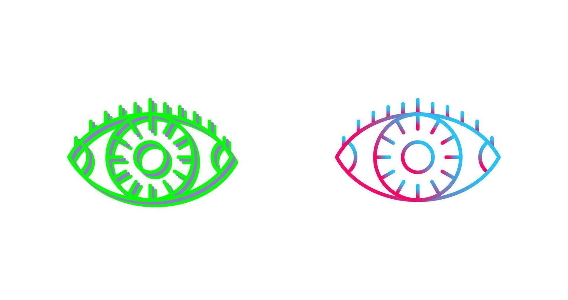 Vision Icon Design vector