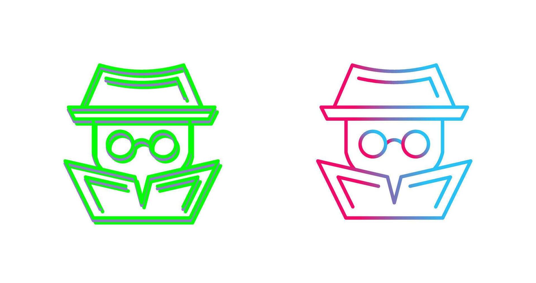 Hacker Icon Design vector