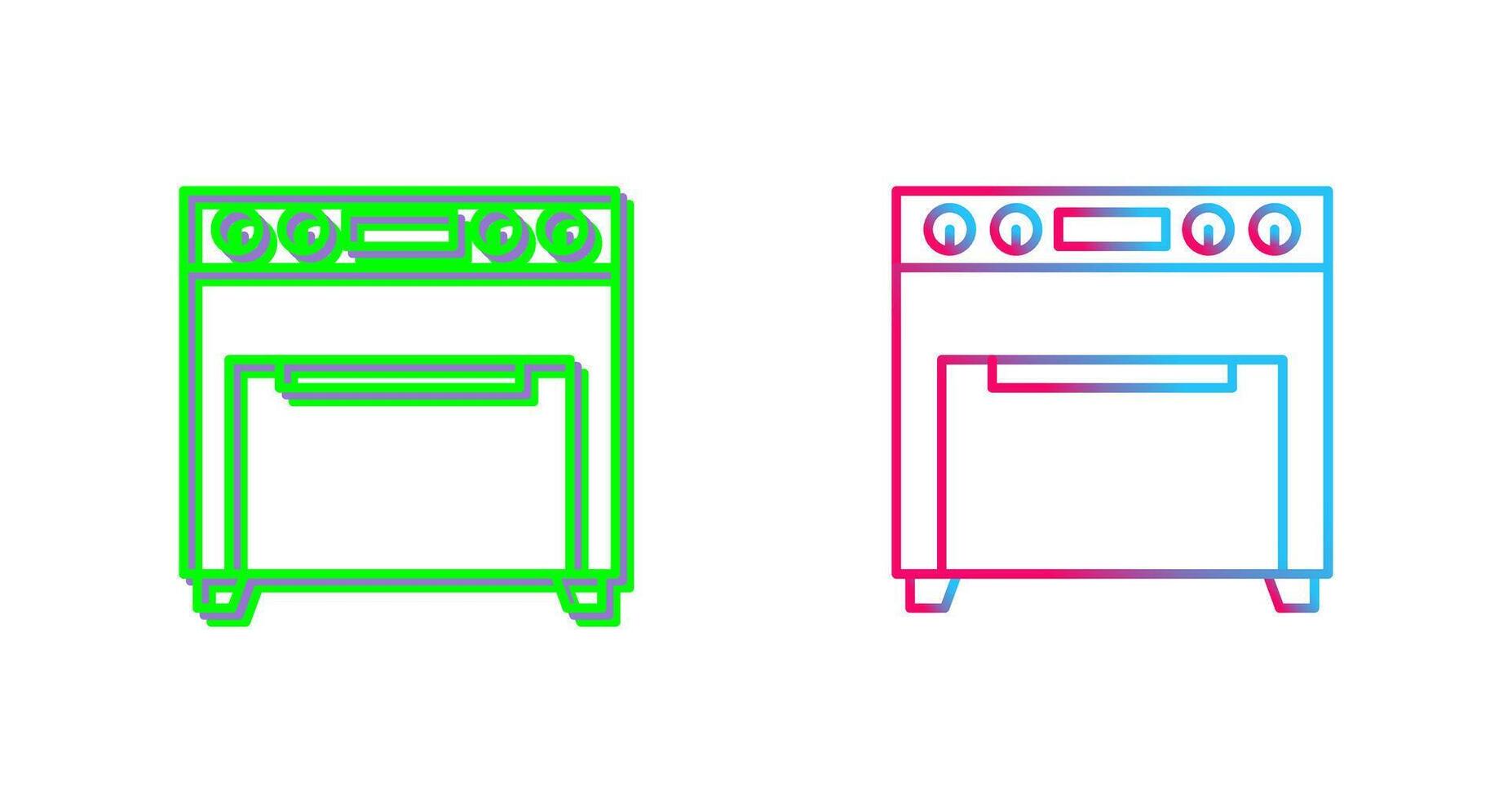 Oven Icon Design vector