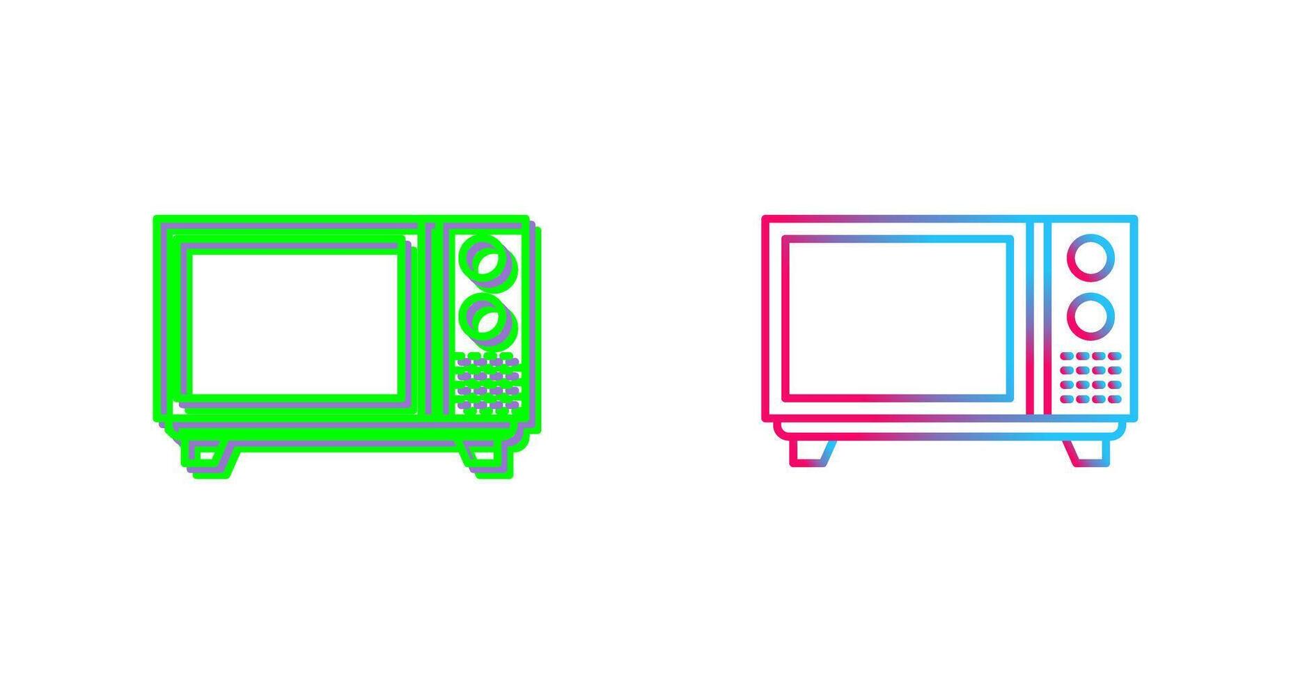 Microwave Icon Design vector
