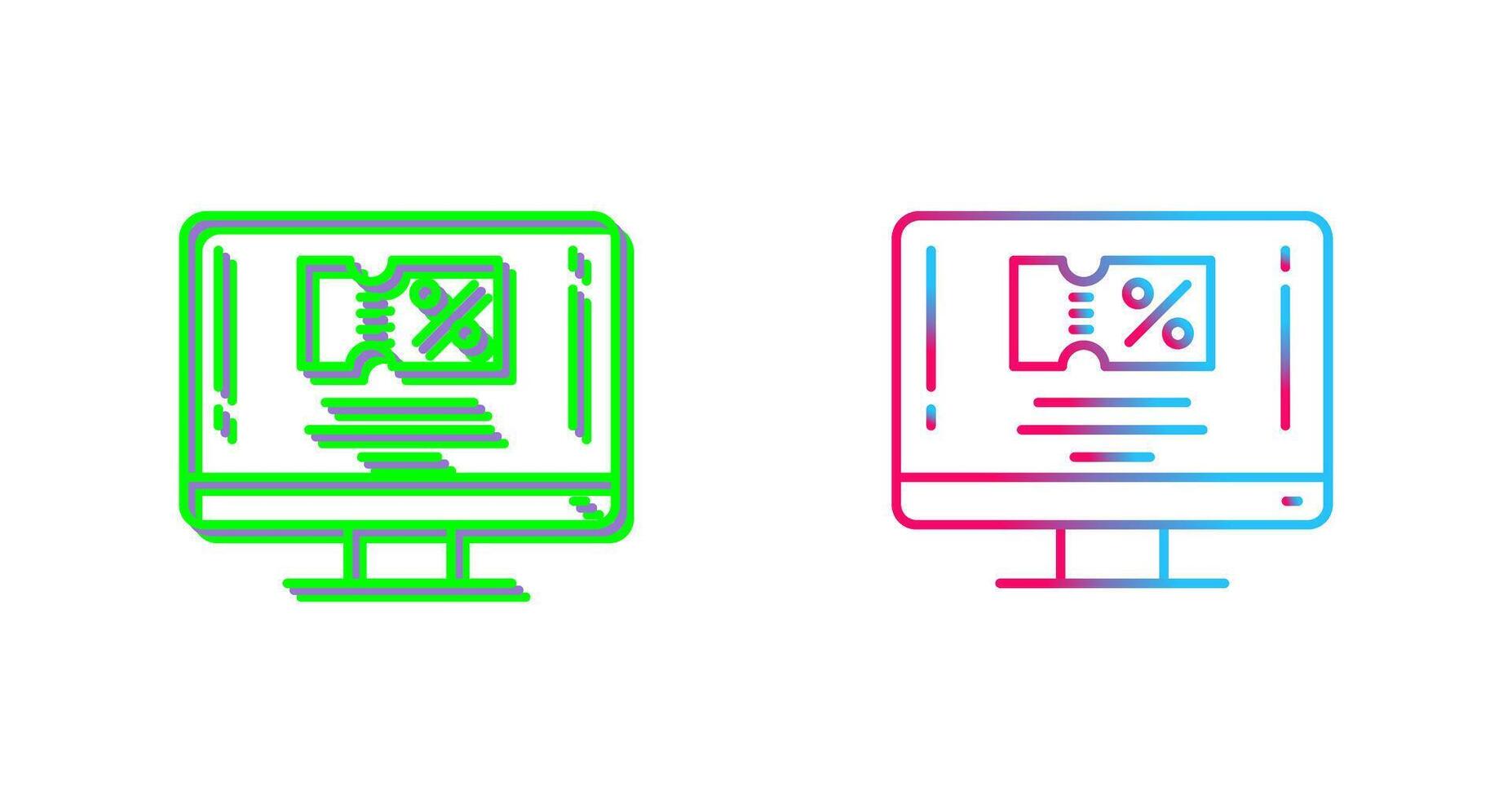 Coupon Icon Design vector