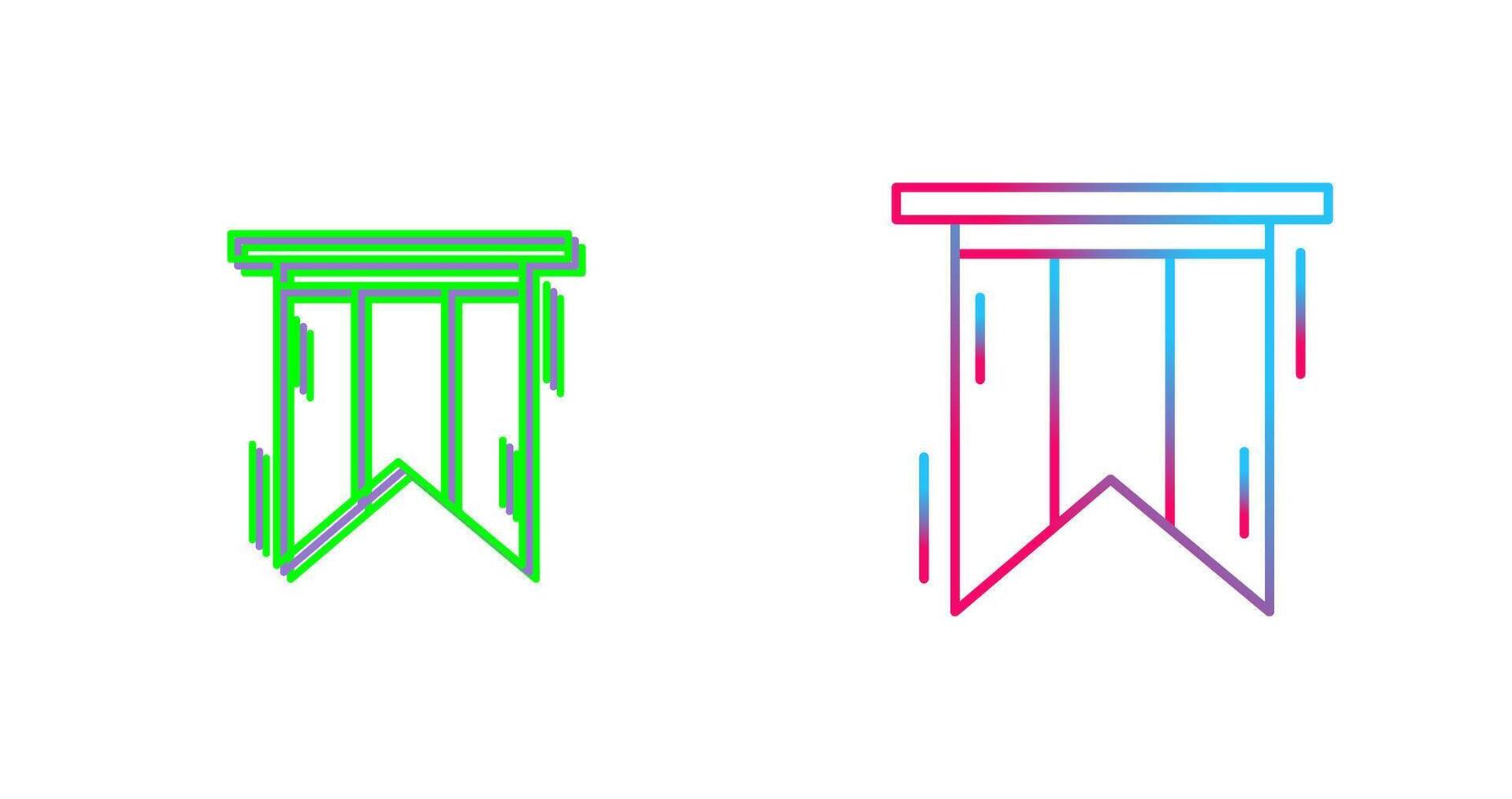 Bookmark Icon Design vector