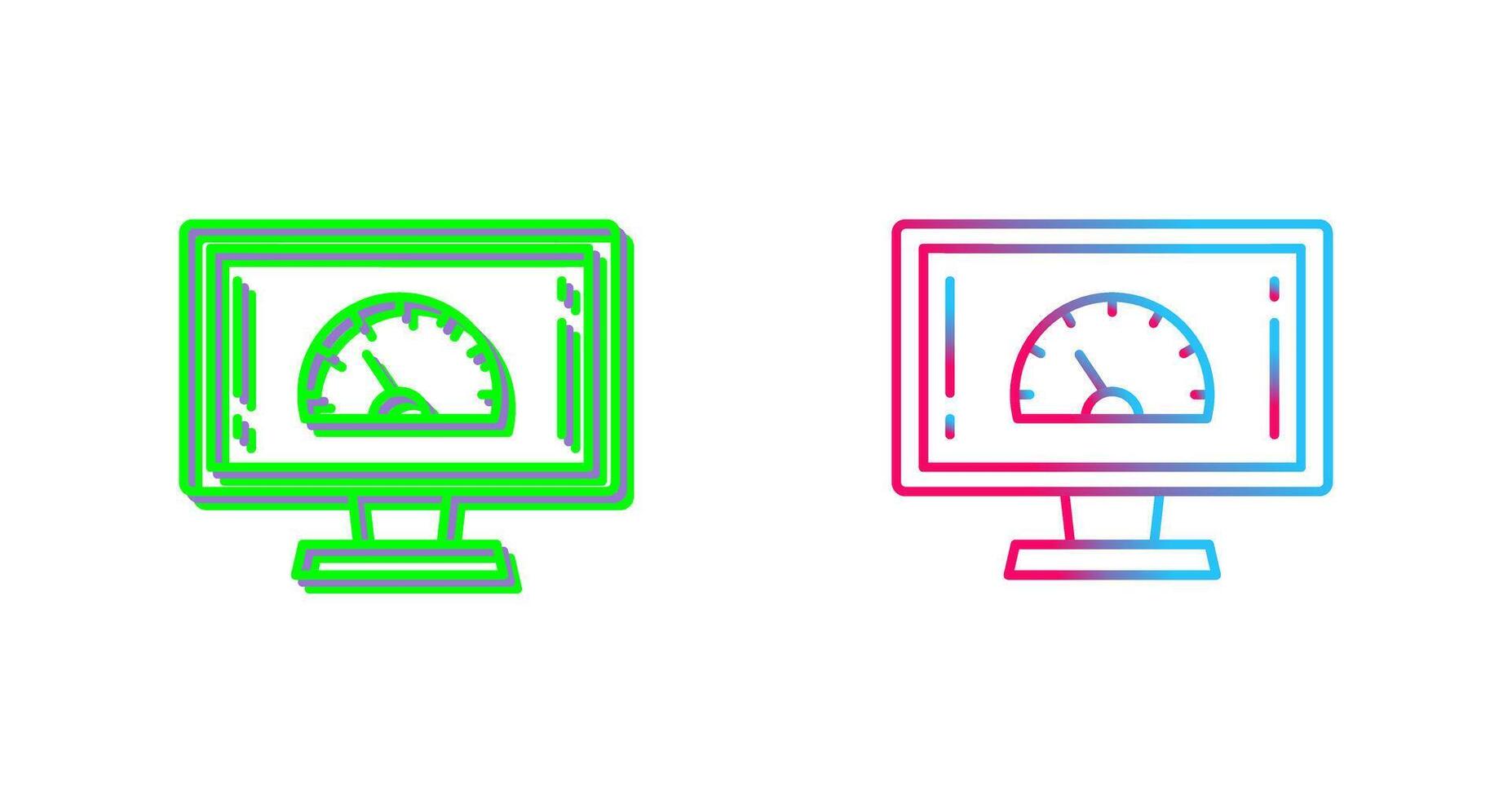 Speed Test Icon Design vector