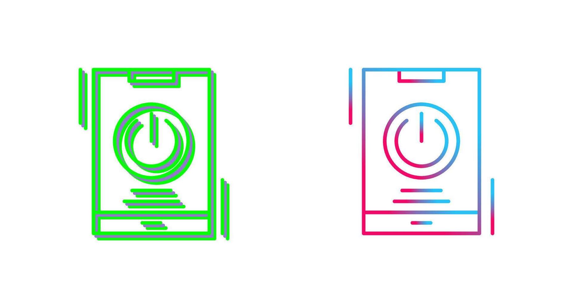 Power Icon Design vector