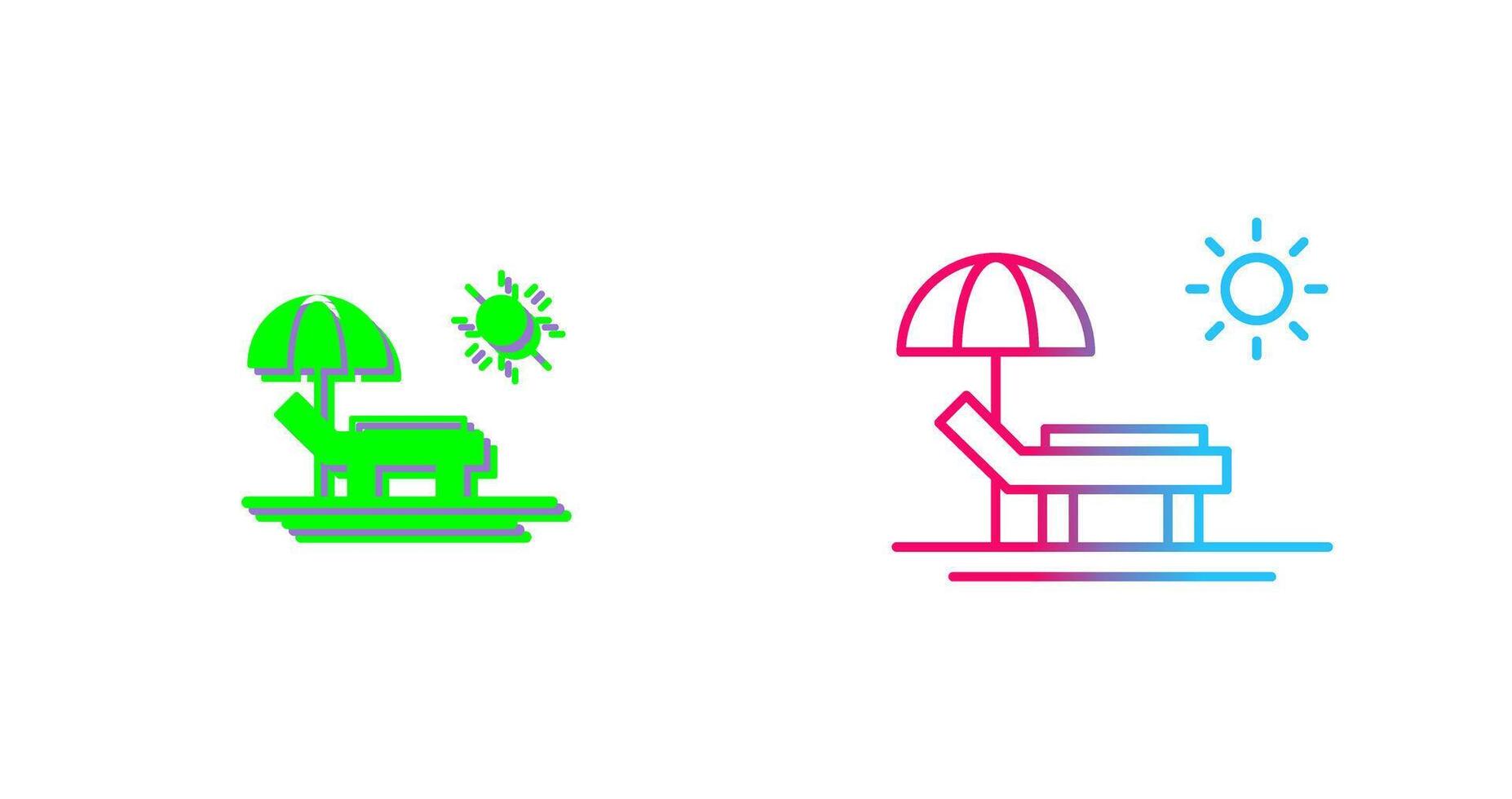 Hammock Icon Design vector