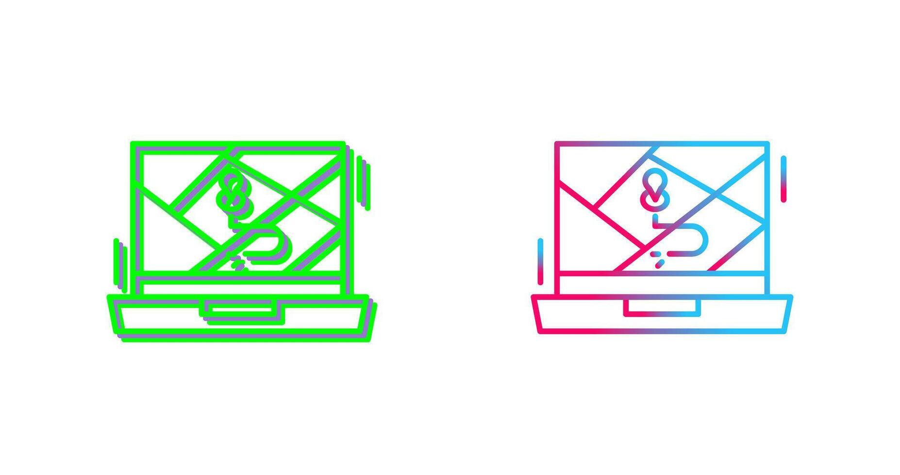 Google Map Icon Design vector