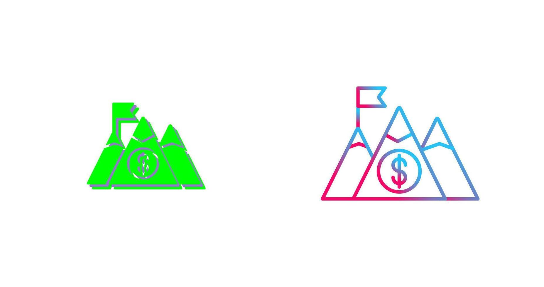 Mountain Icon Design vector