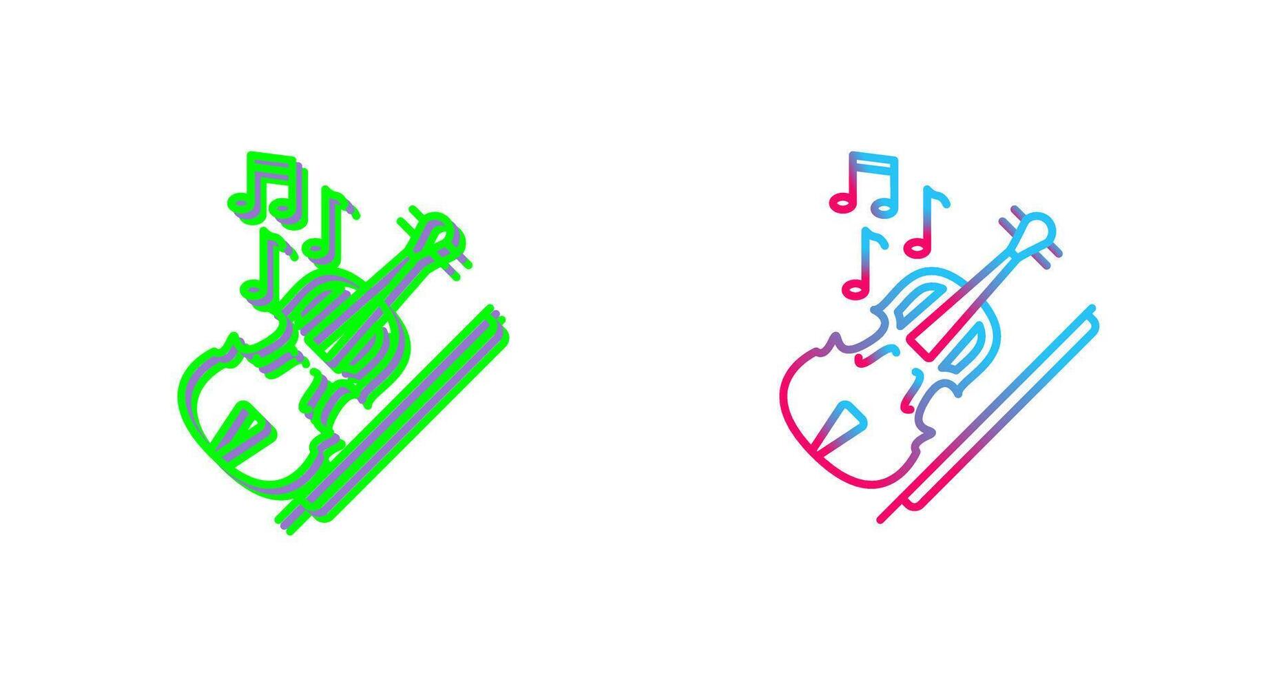 Violin Icon Design vector